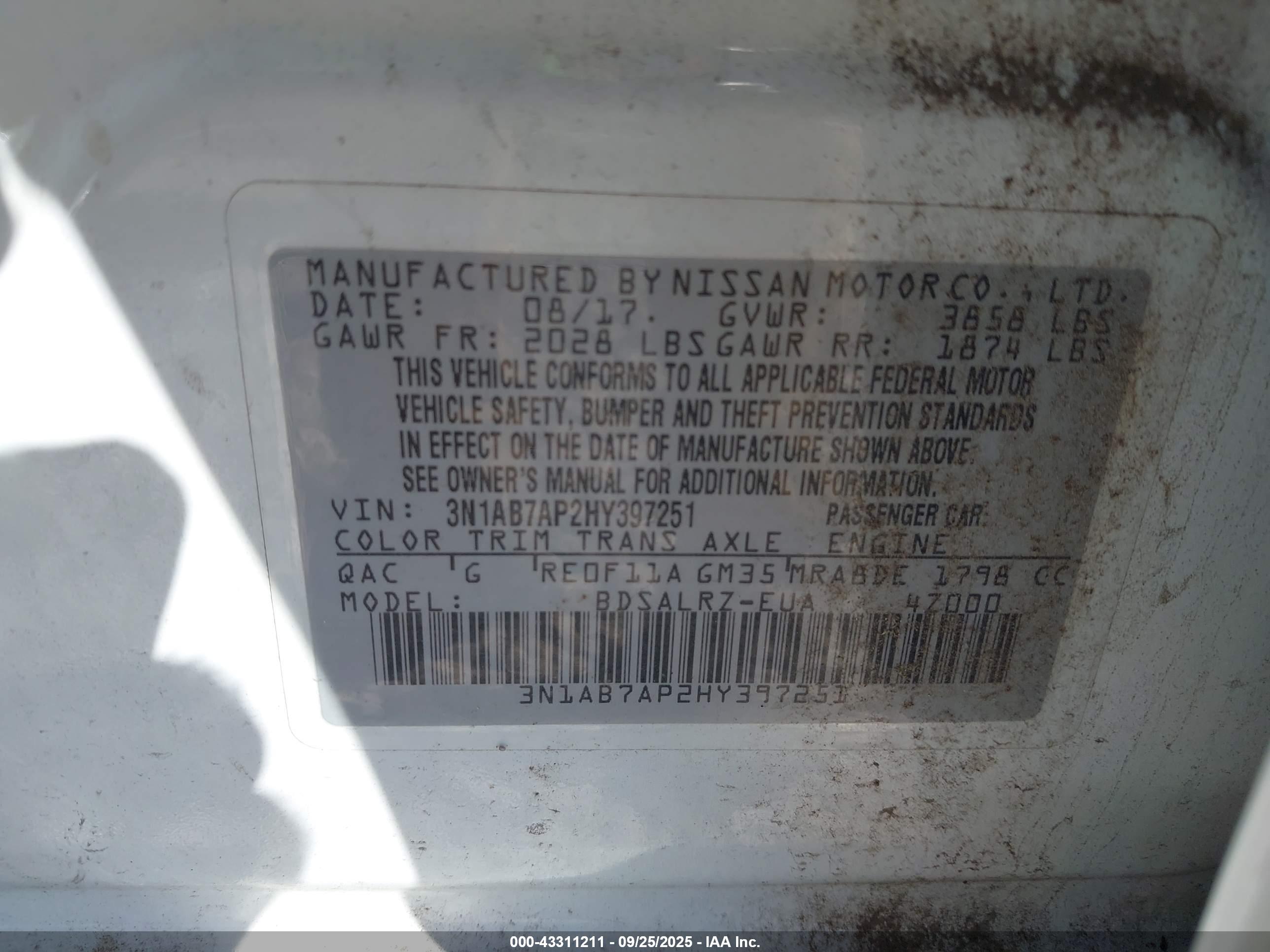 NISSAN SENTRA image 9