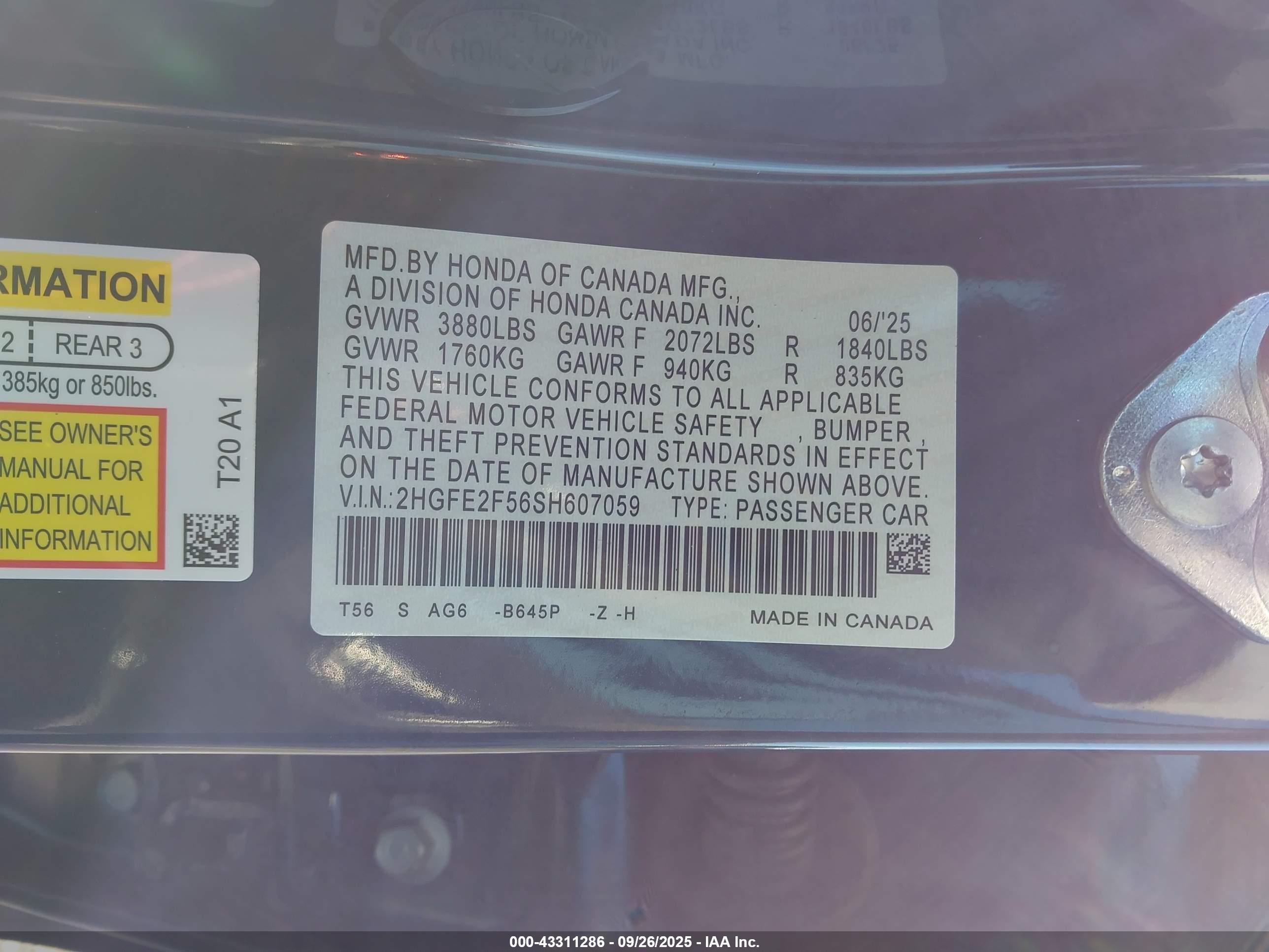 HONDA CIVIC image 9