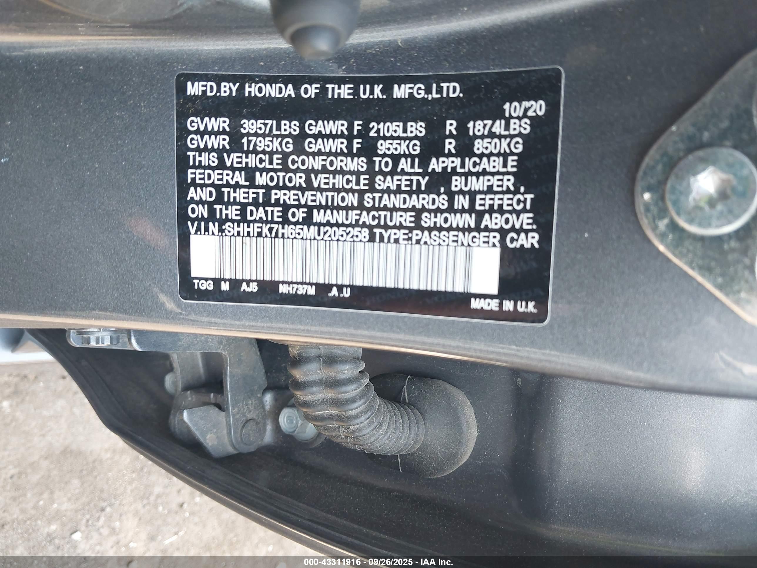 HONDA CIVIC image 9