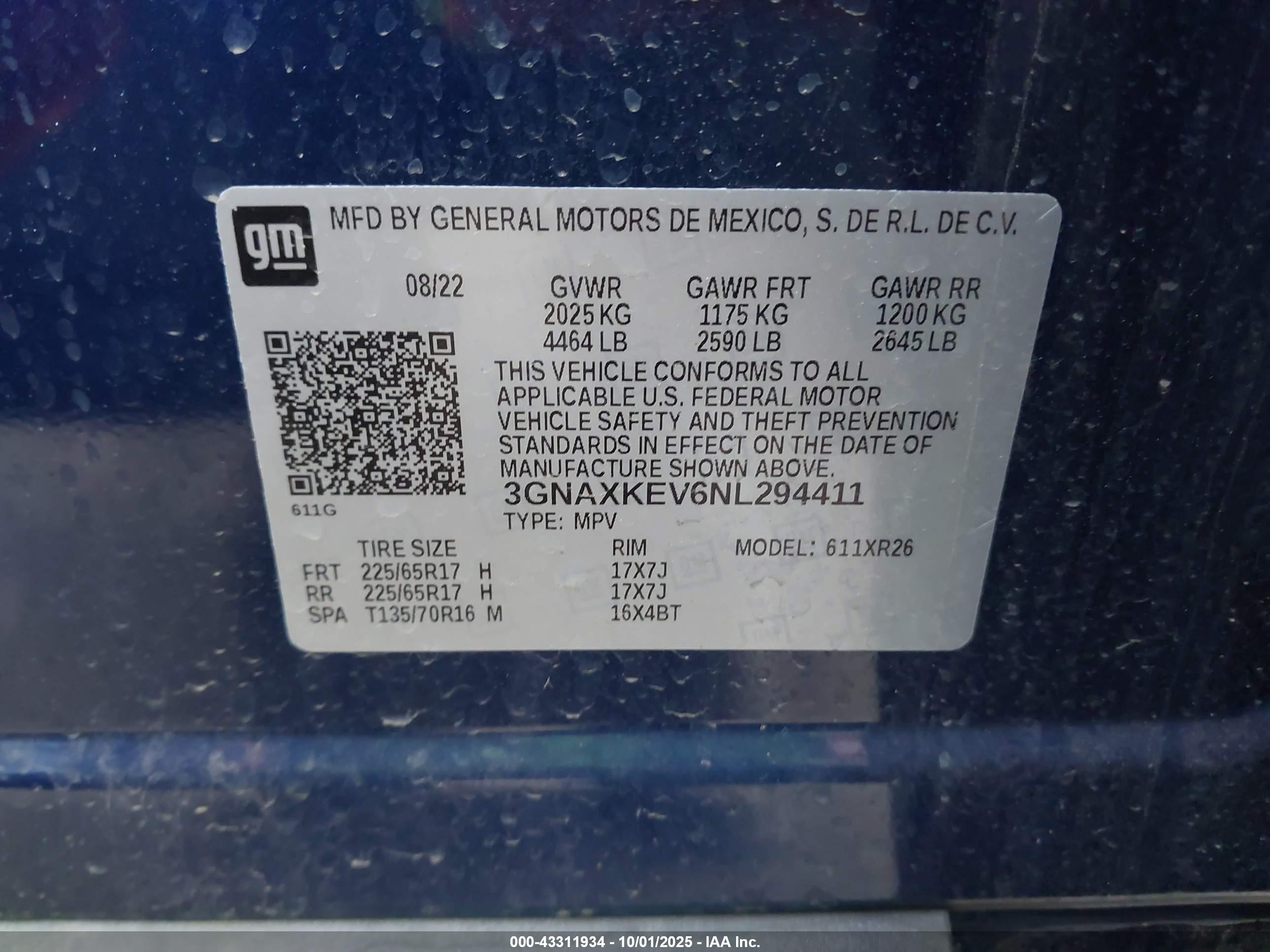 CHEVROLET EQUINOX image 9