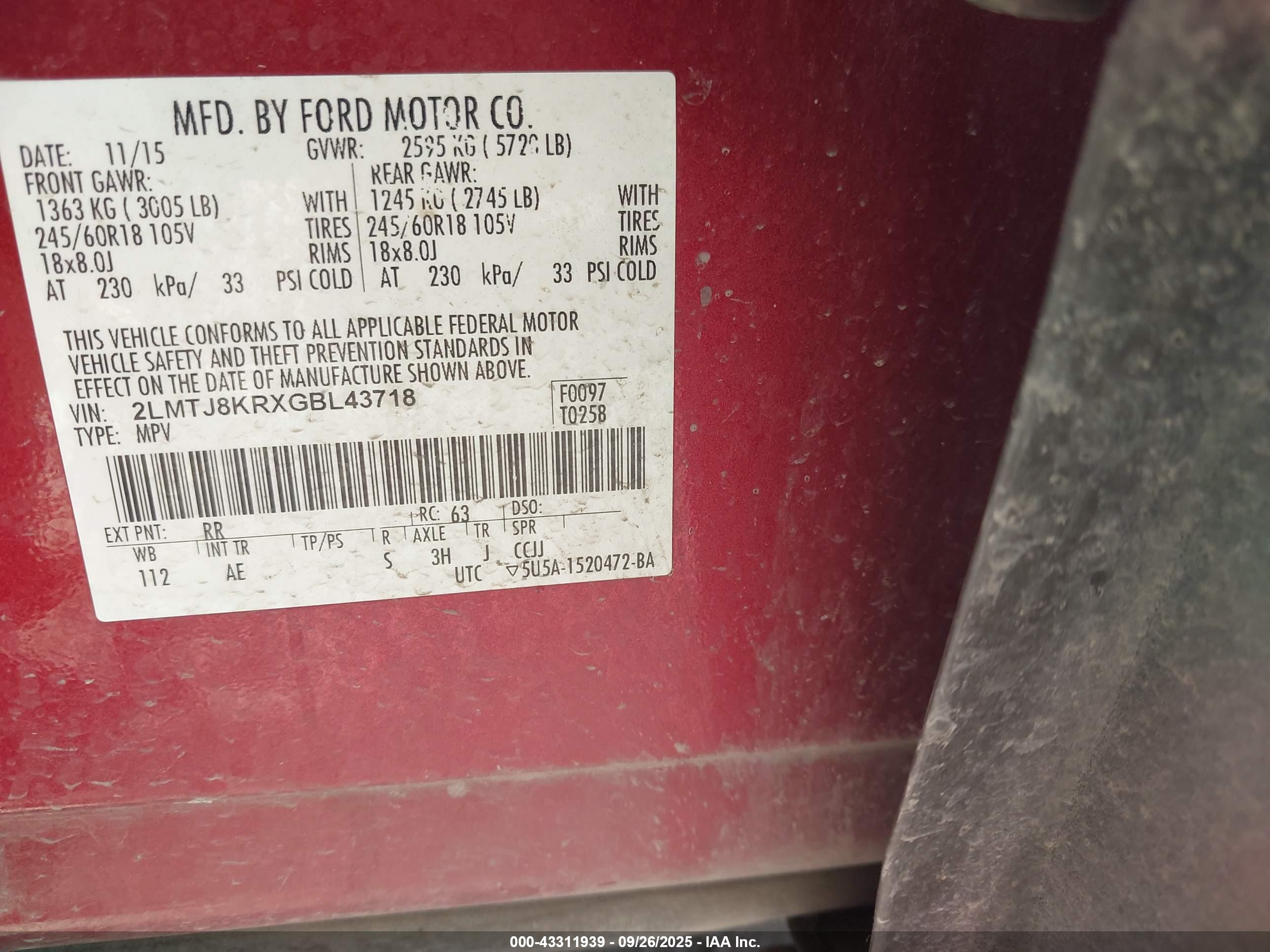 LINCOLN MKX image 9