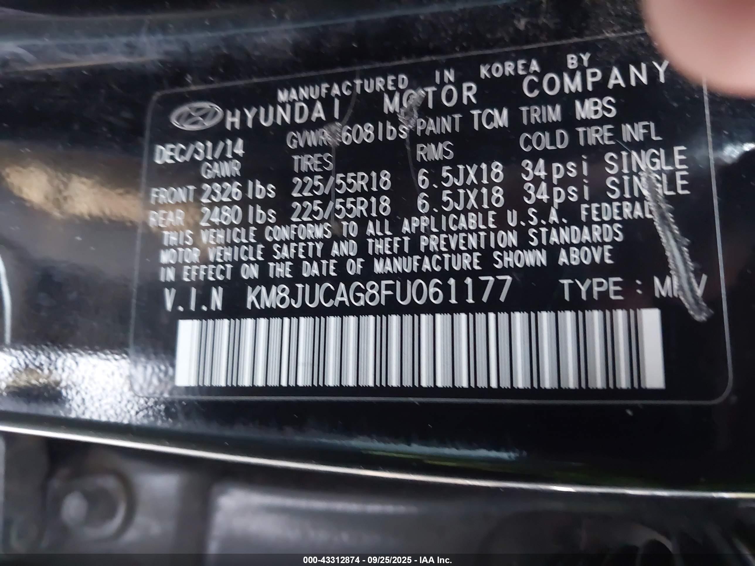 HYUNDAI TUCSON image 9