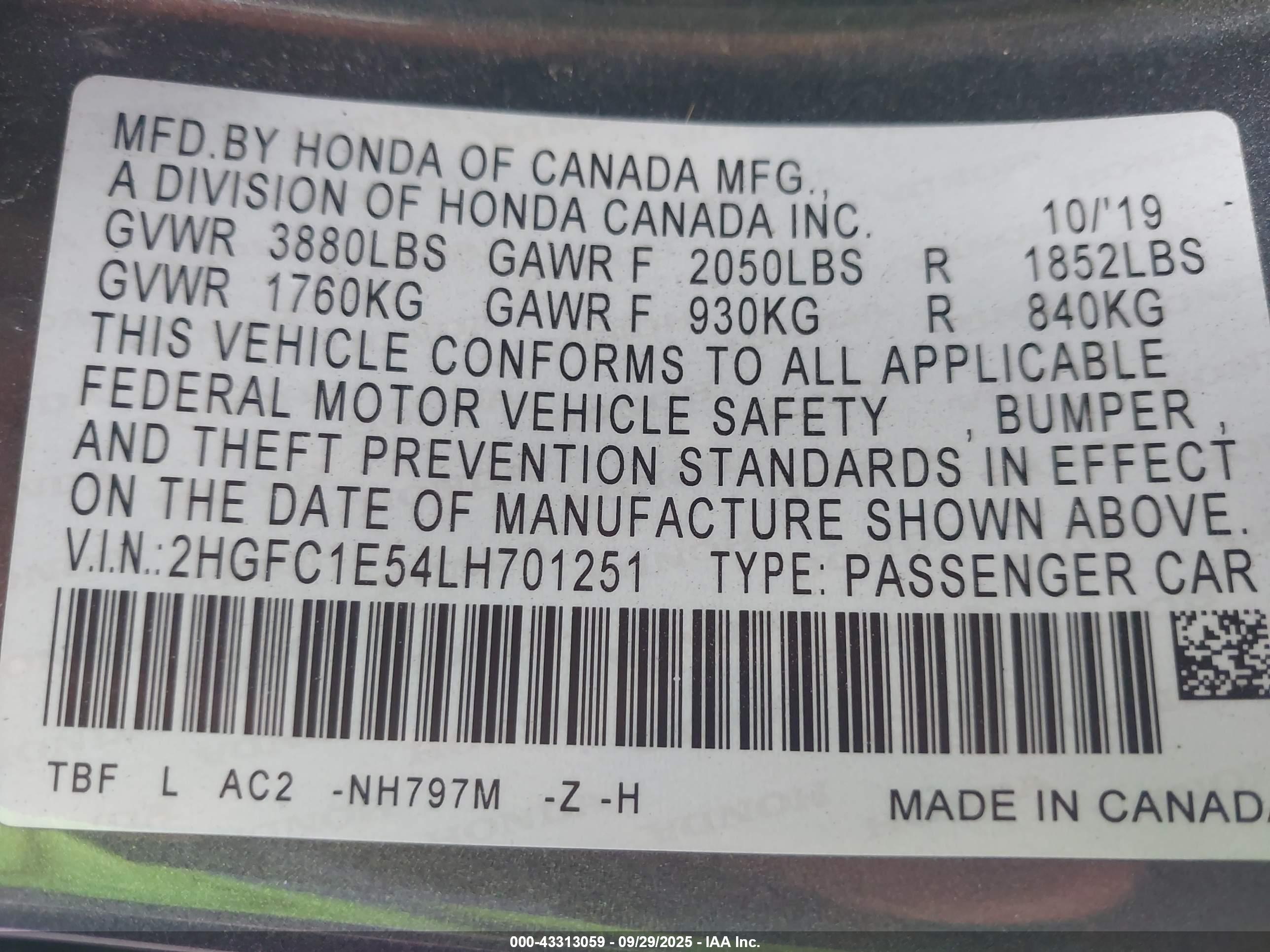 HONDA CIVIC image 9