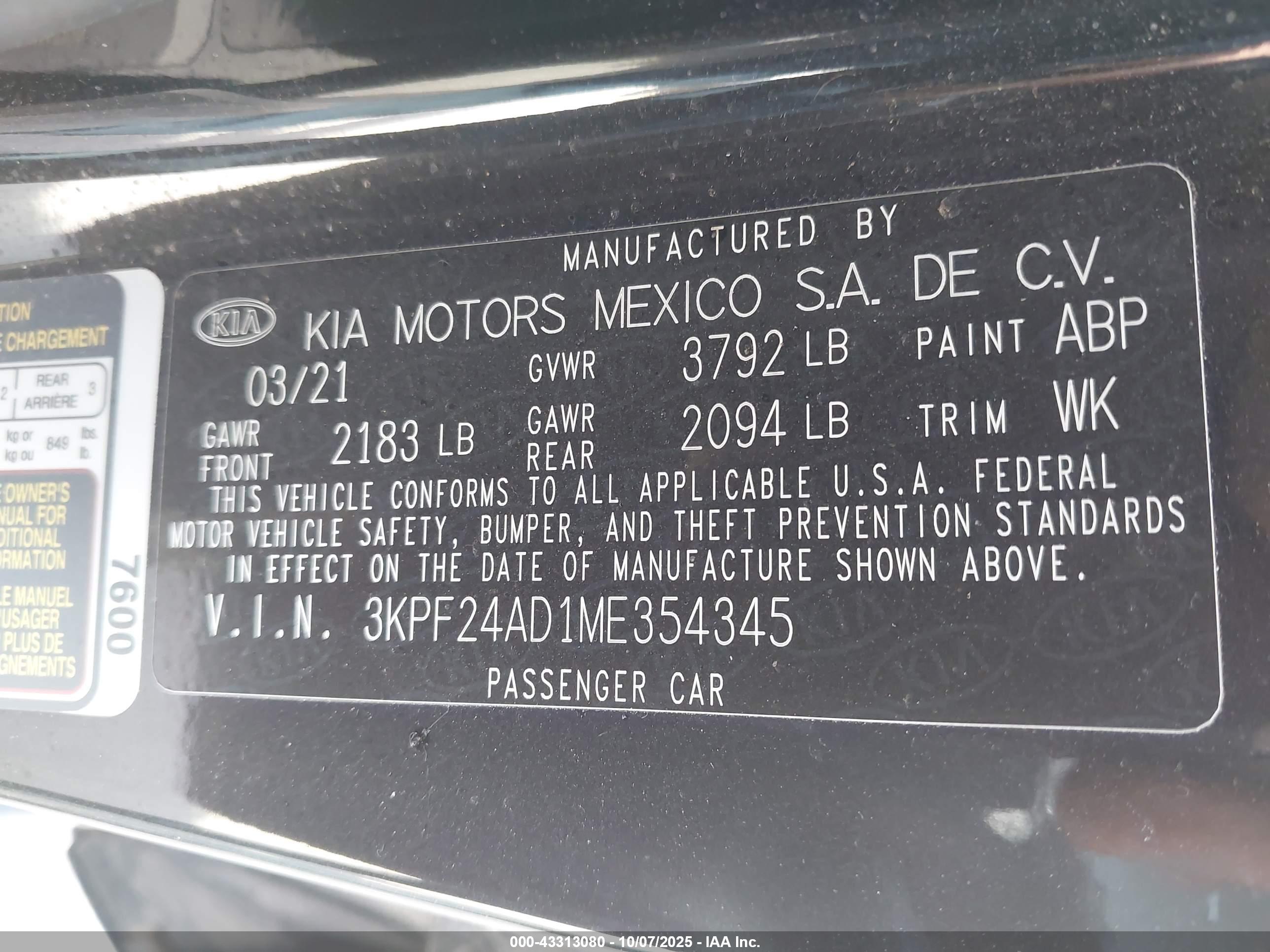 KIA FORTE image 9