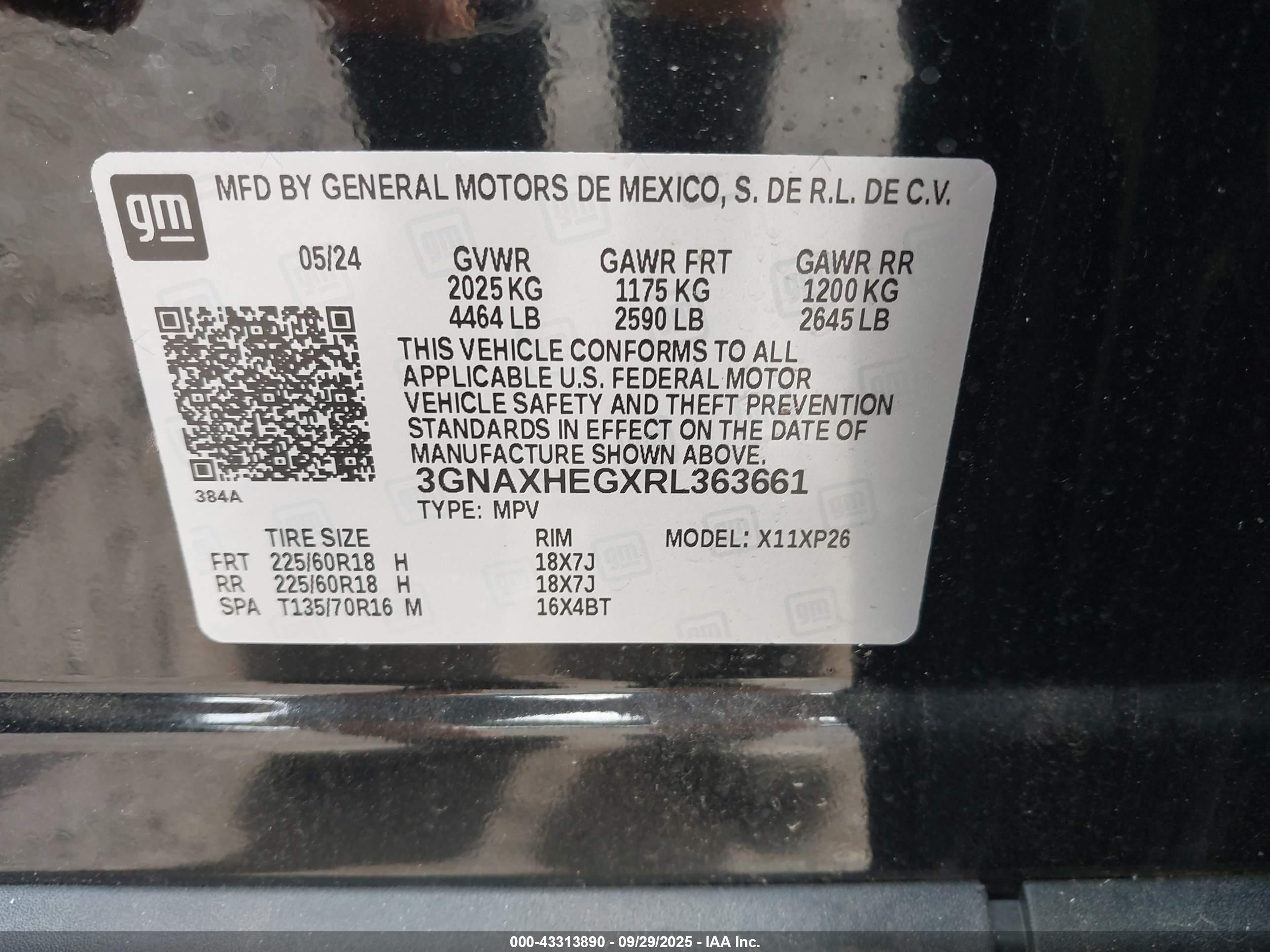 CHEVROLET EQUINOX image 9
