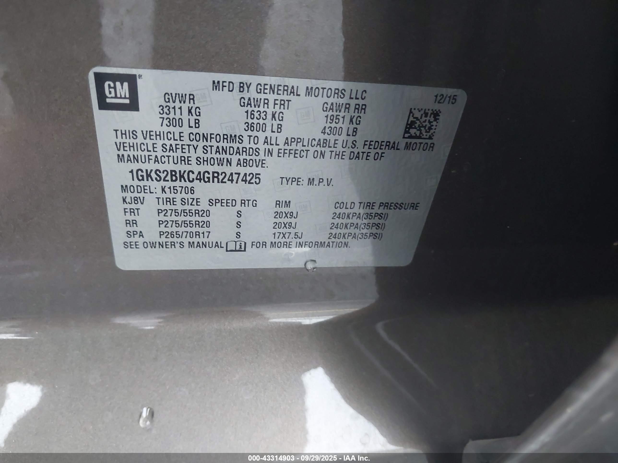 GMC YUKON image 9