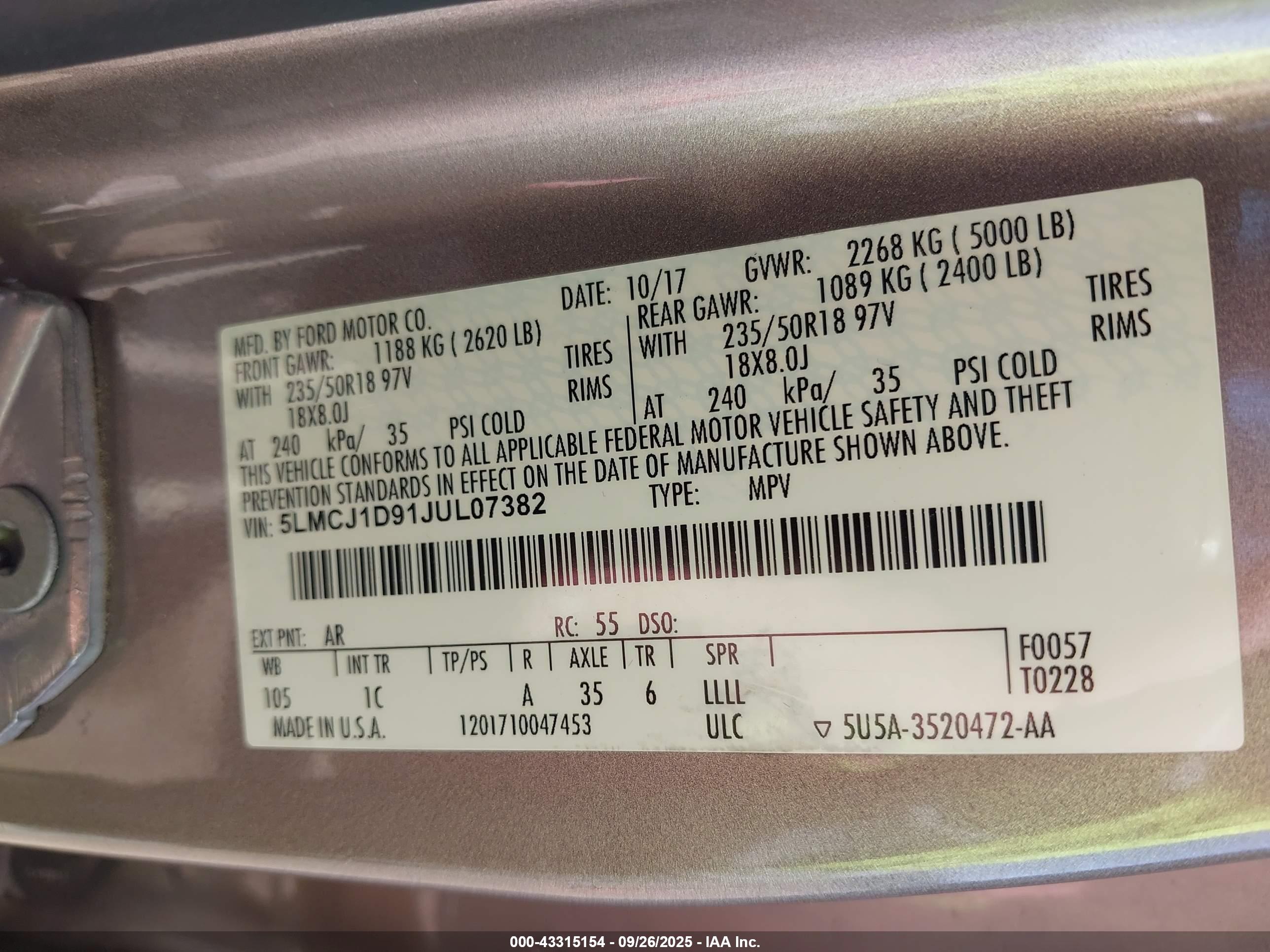 LINCOLN MKC image 9