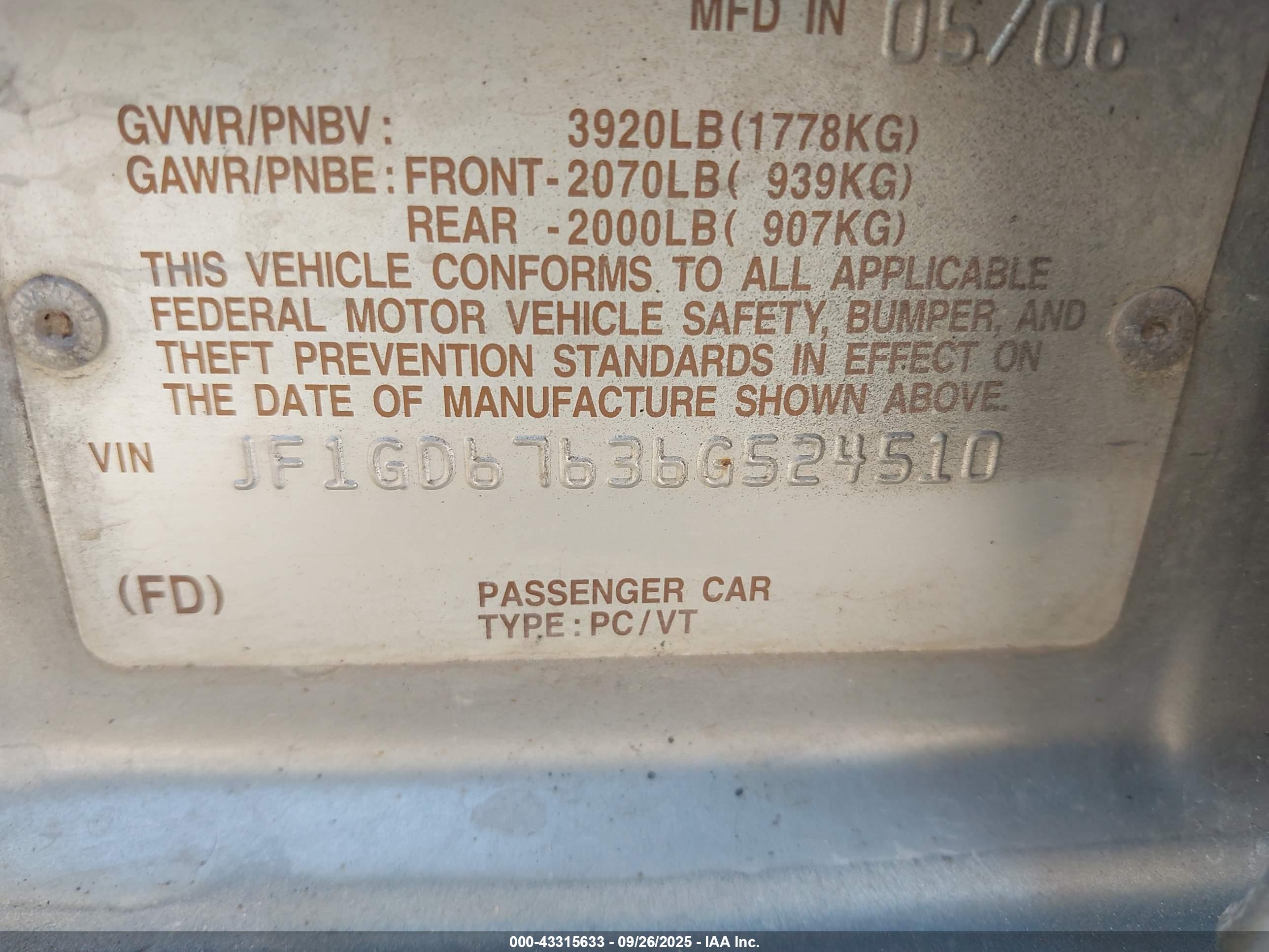 SUBARU IMPREZA image 9