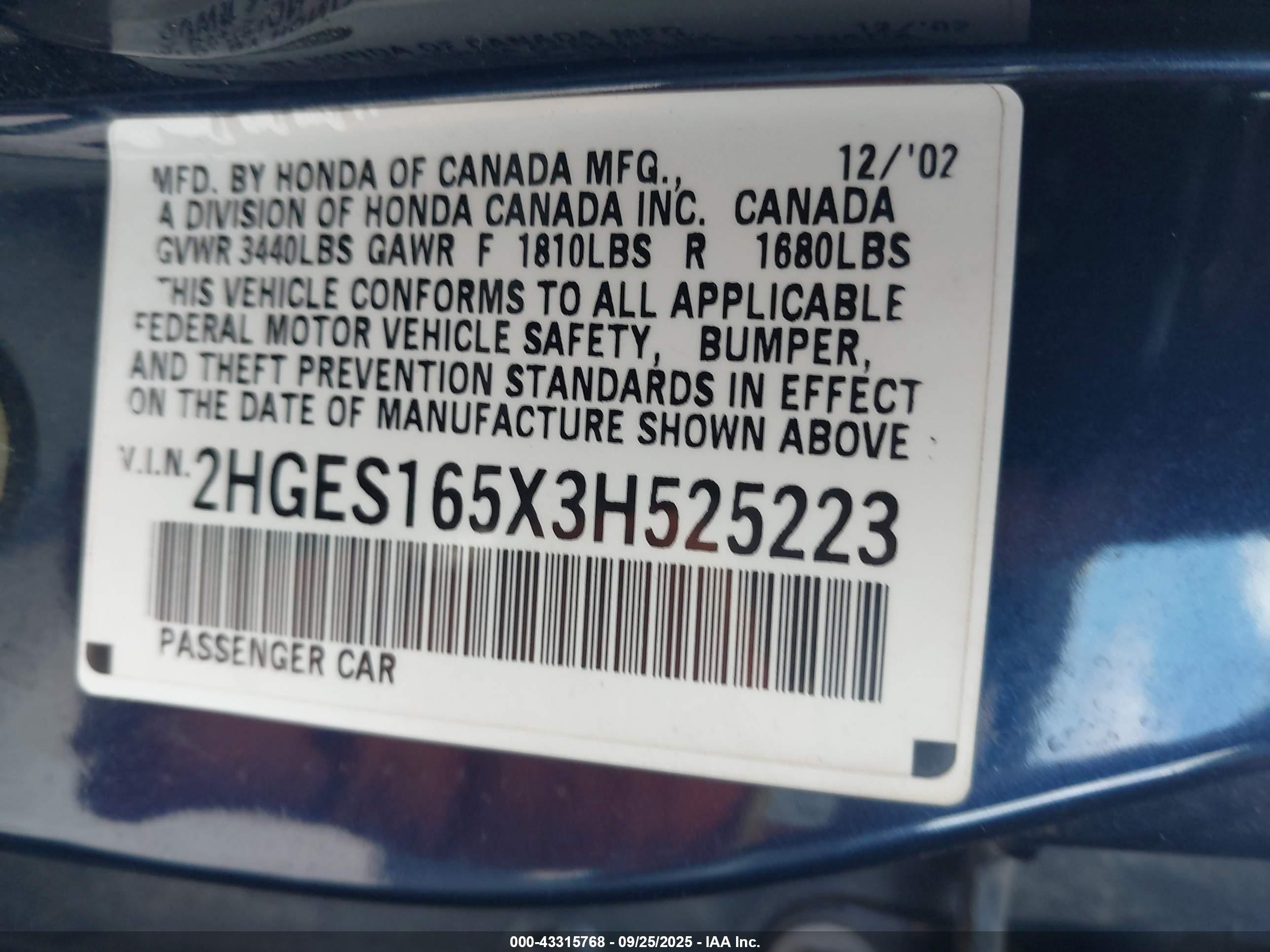 HONDA CIVIC image 9