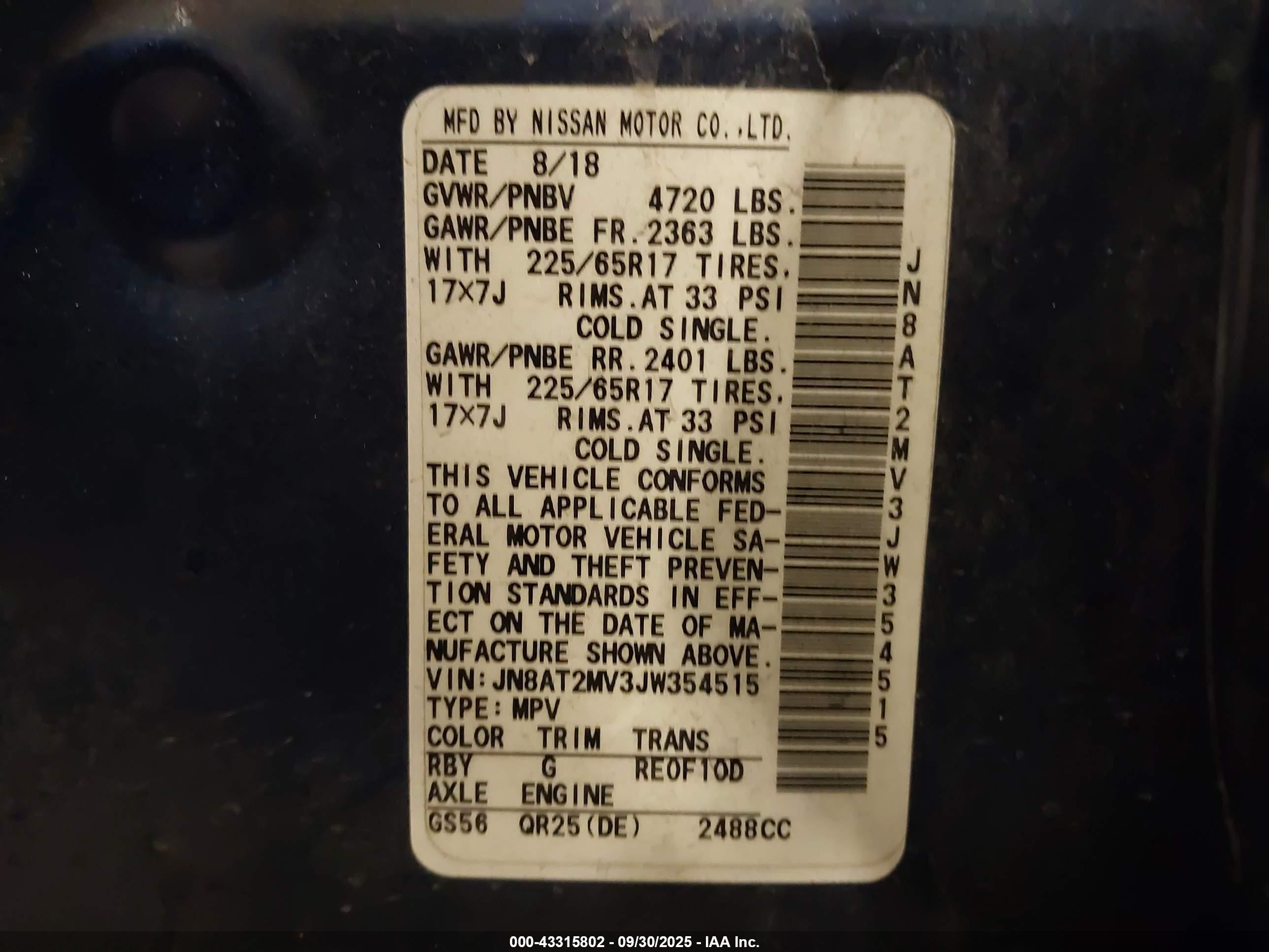 NISSAN ROGUE image 9