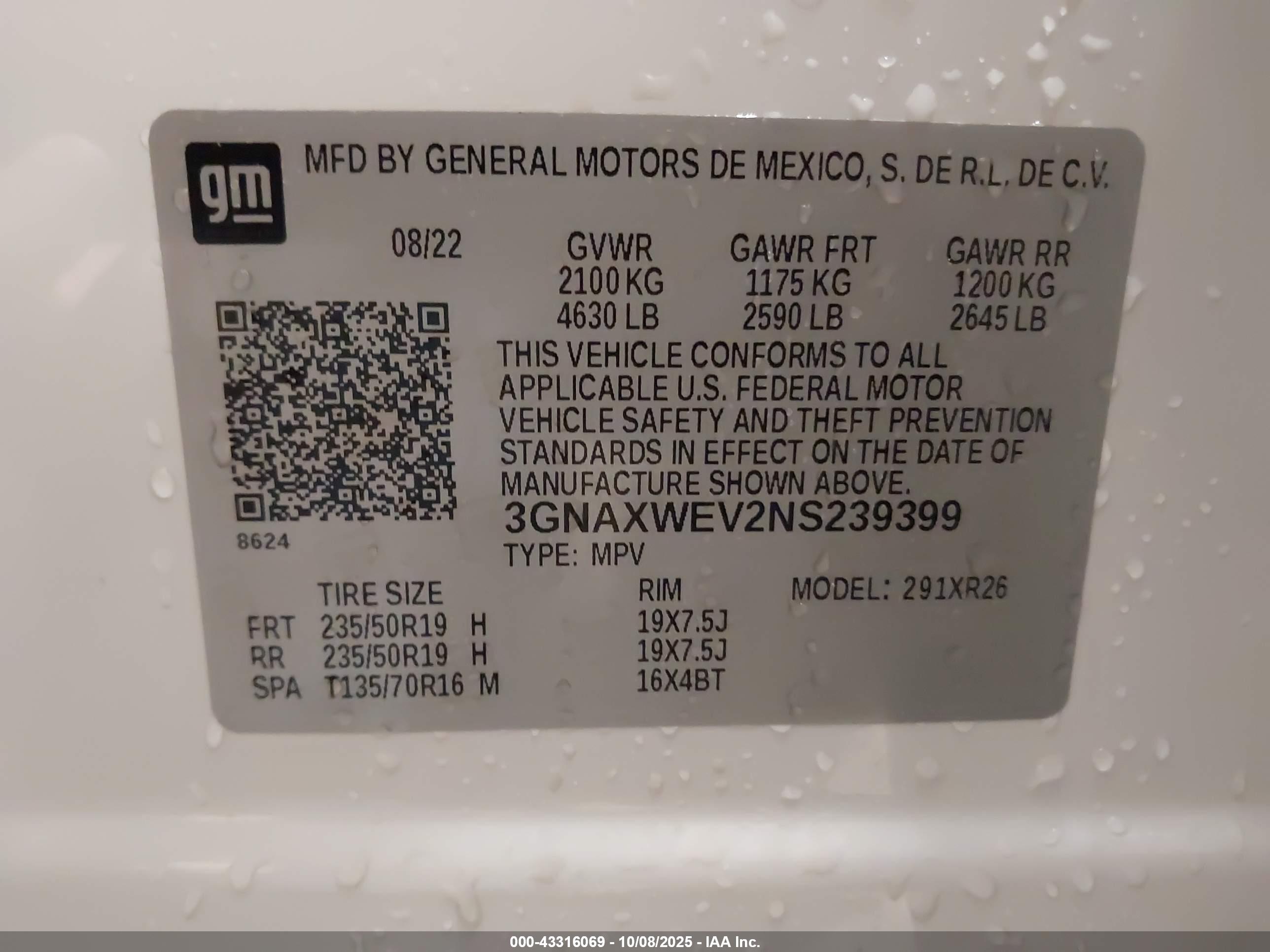 CHEVROLET EQUINOX image 9