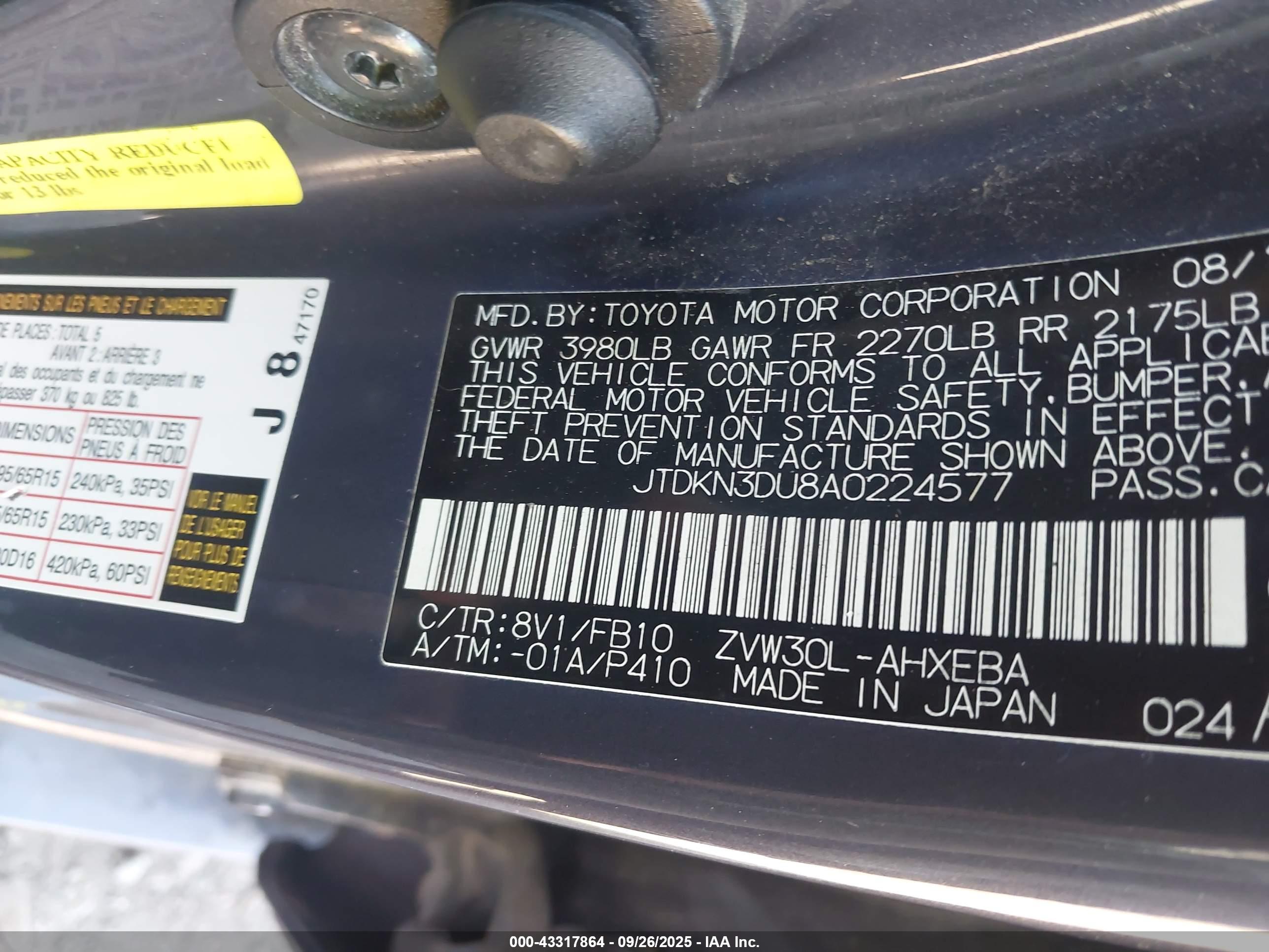 TOYOTA PRIUS image 9
