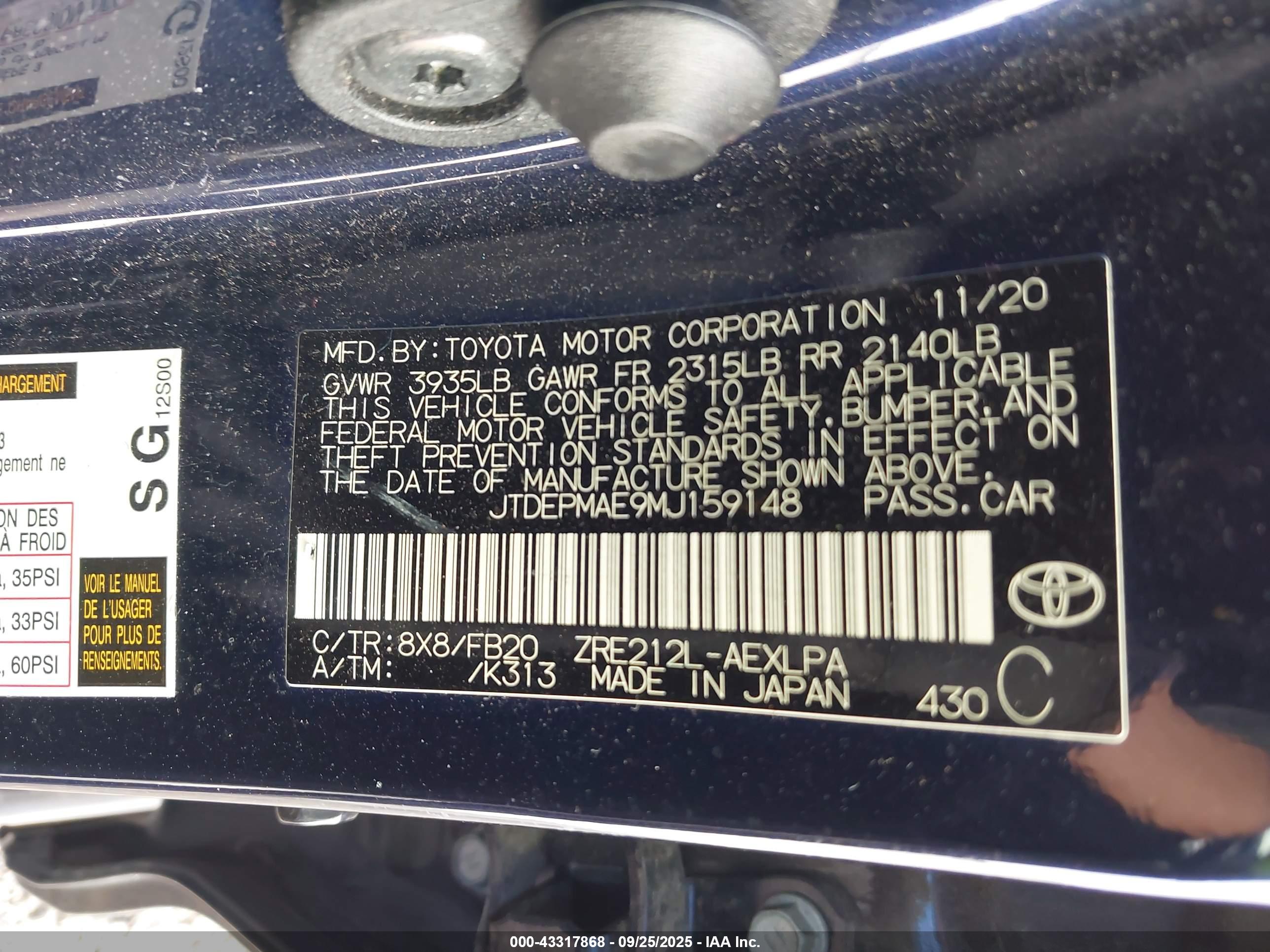 TOYOTA COROLLA image 9