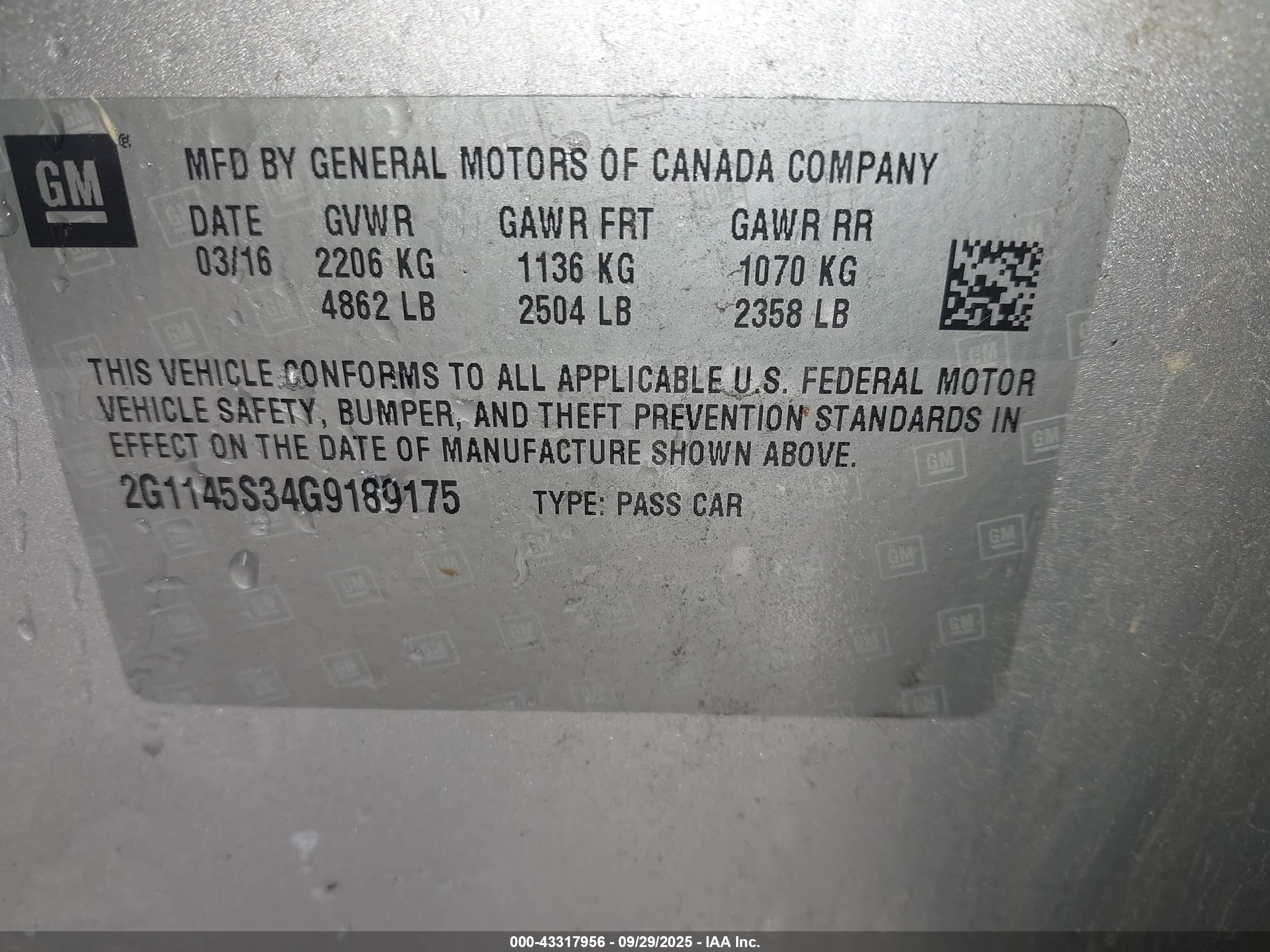CHEVROLET IMPALA image 9
