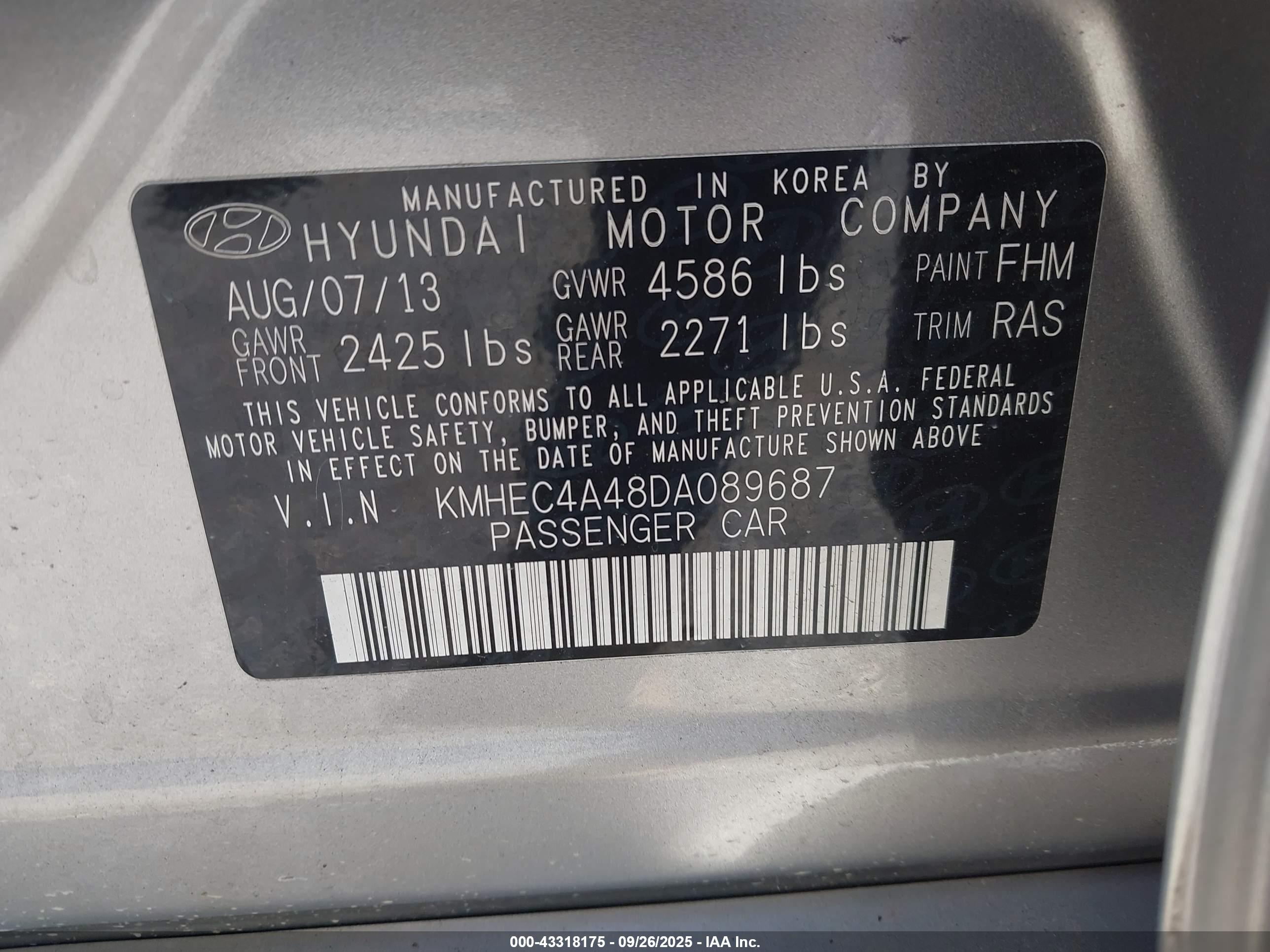 HYUNDAI SONATA image 9