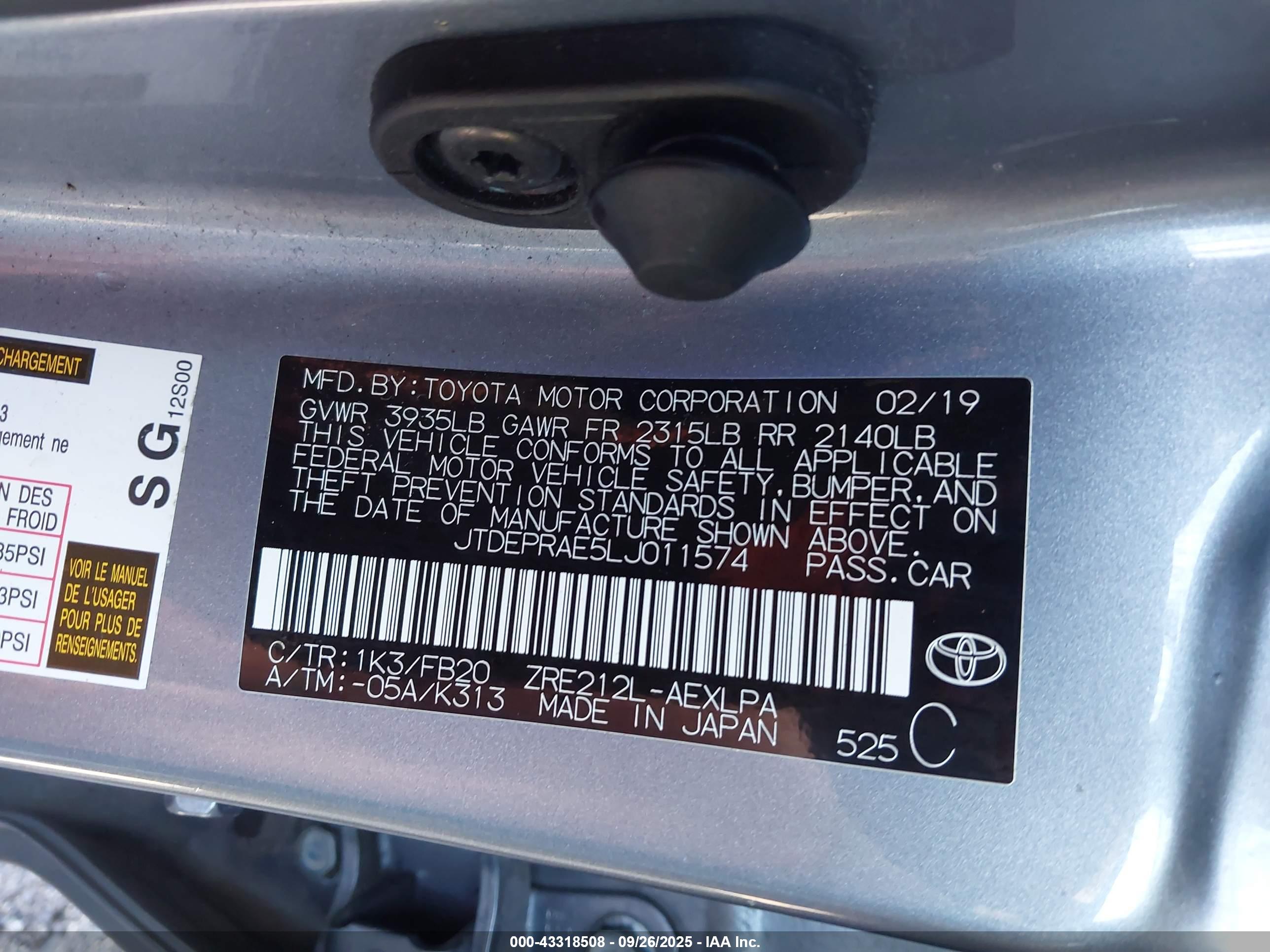 TOYOTA COROLLA image 9