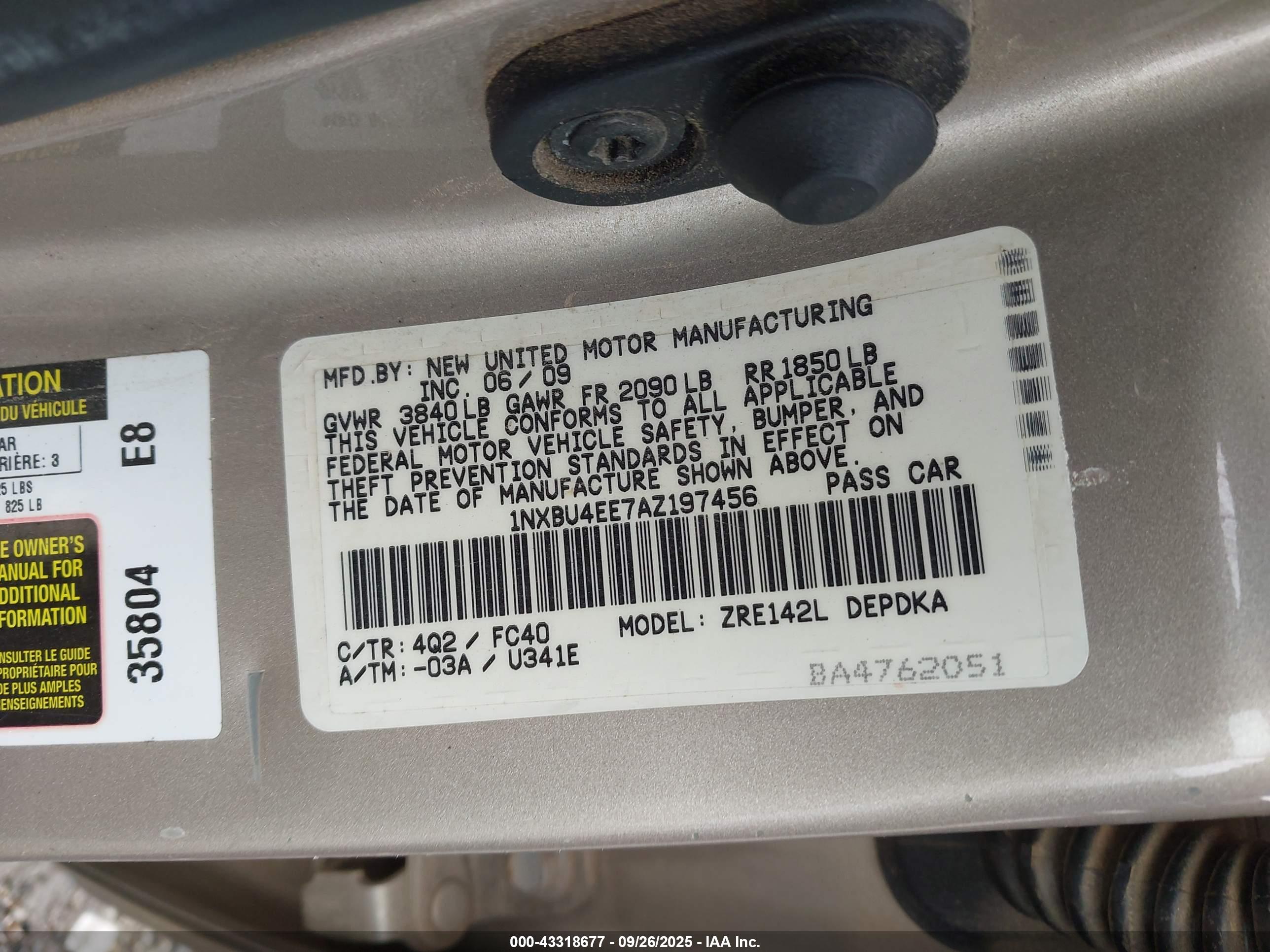 TOYOTA COROLLA image 9