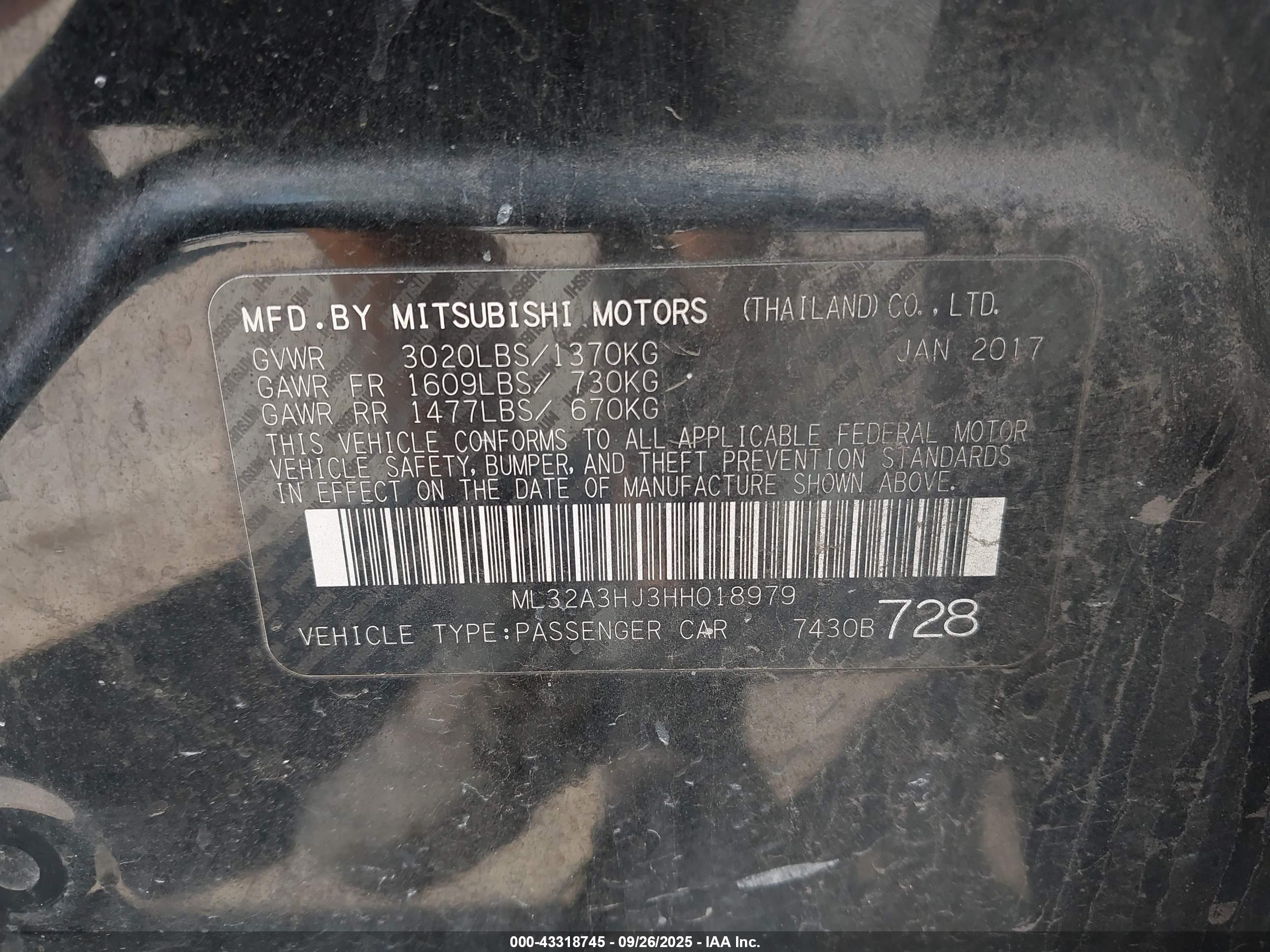 MITSUBISHI MIRAGE image 9