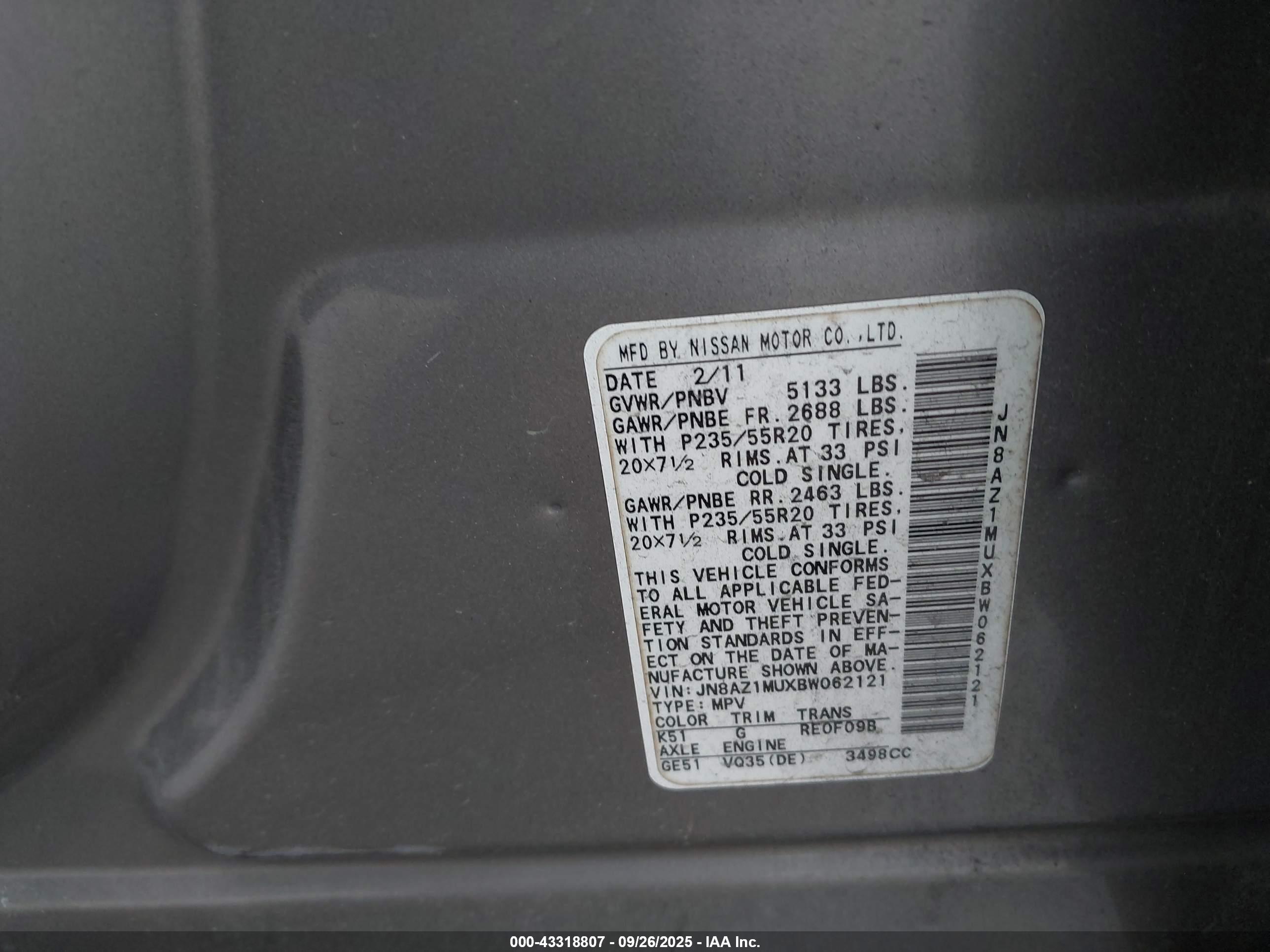 NISSAN MURANO image 9