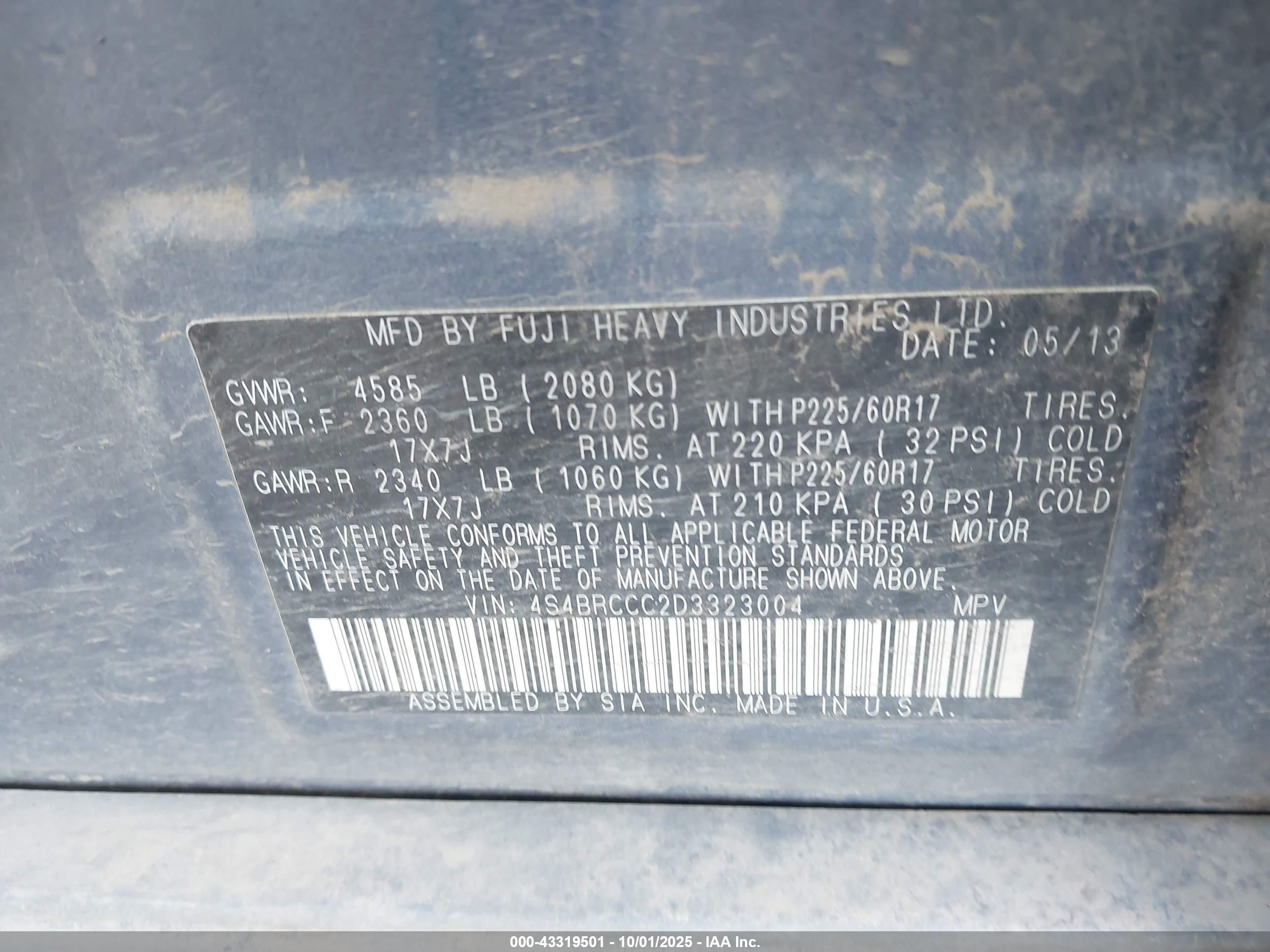SUBARU OUTBACK image 9