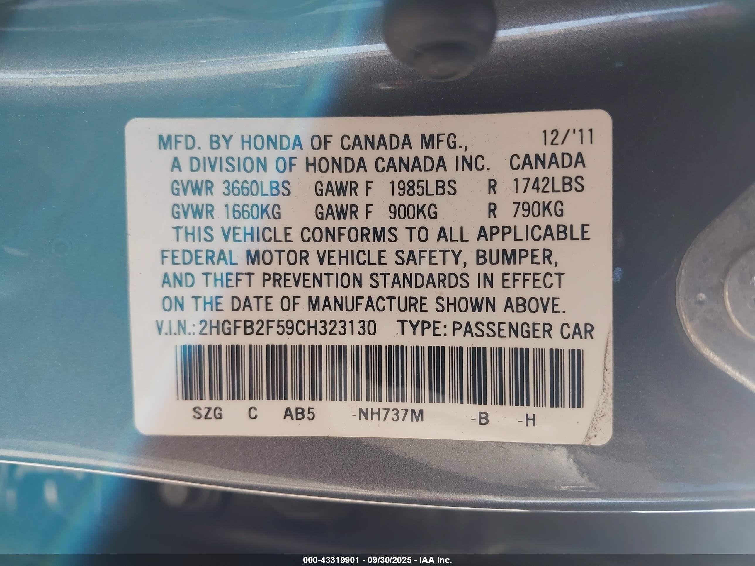 HONDA CIVIC image 9