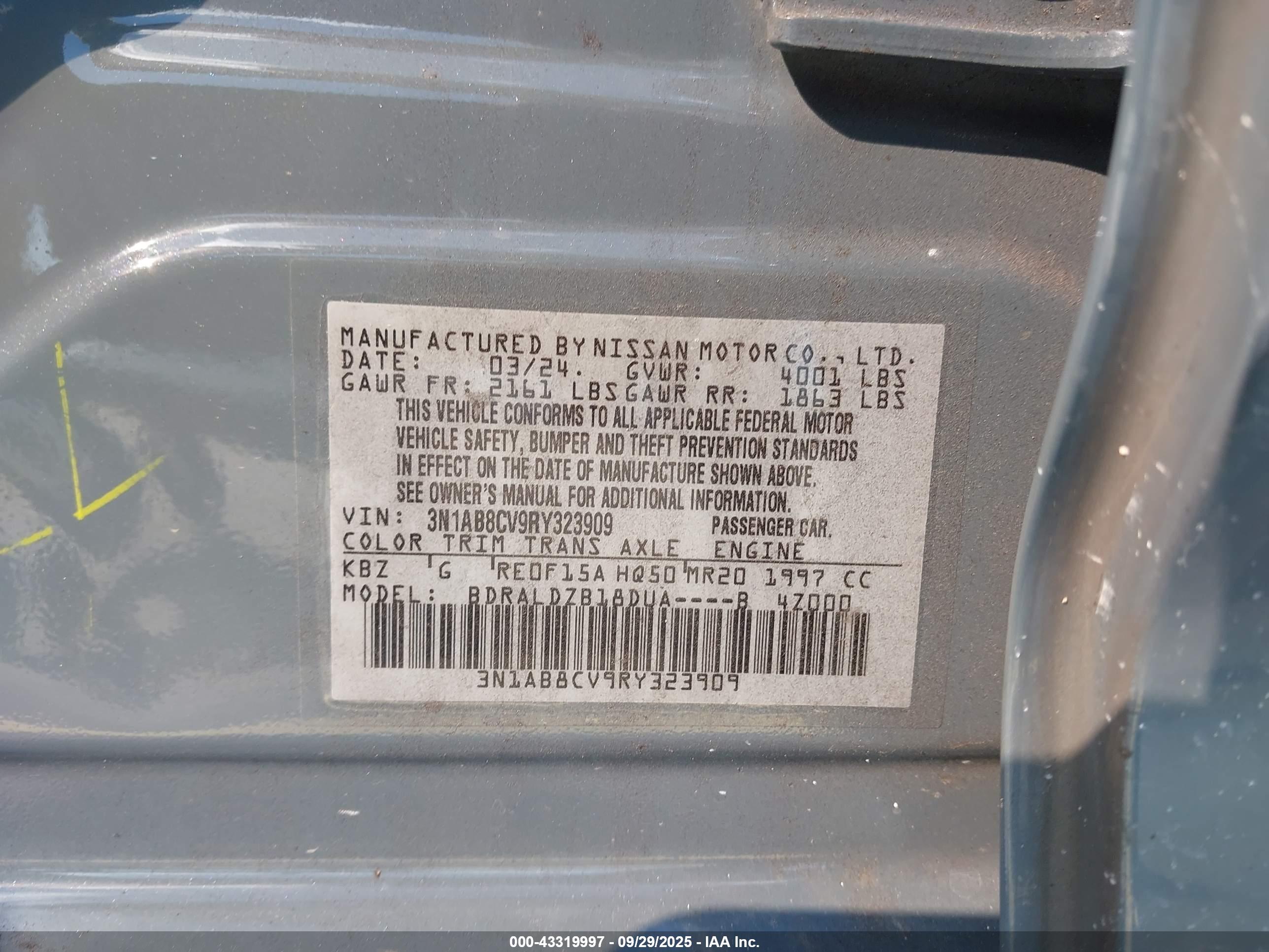 NISSAN SENTRA image 9