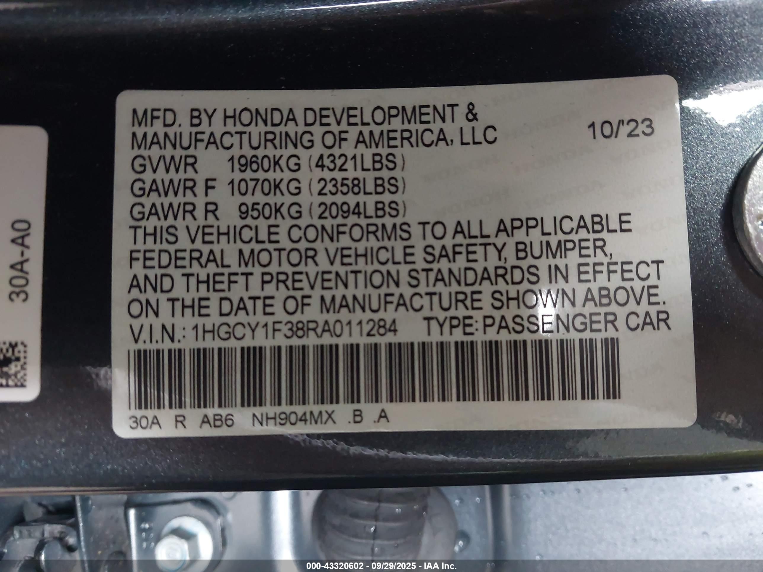 HONDA ACCORD image 9