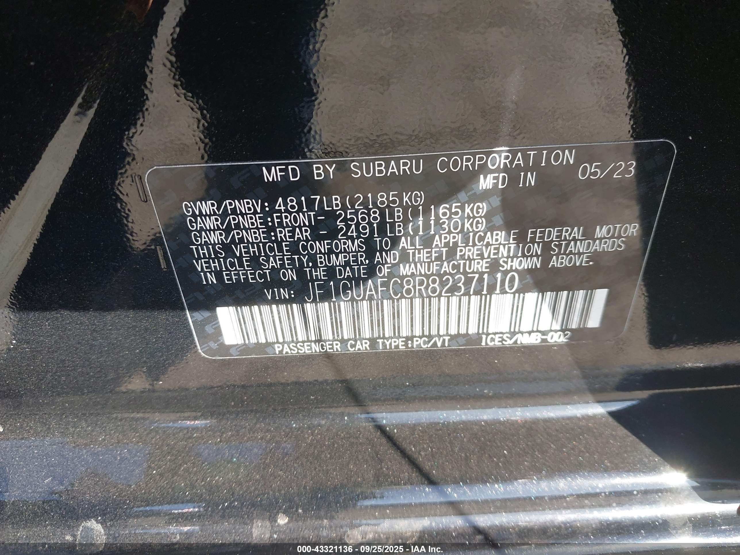 SUBARU IMPREZA image 9