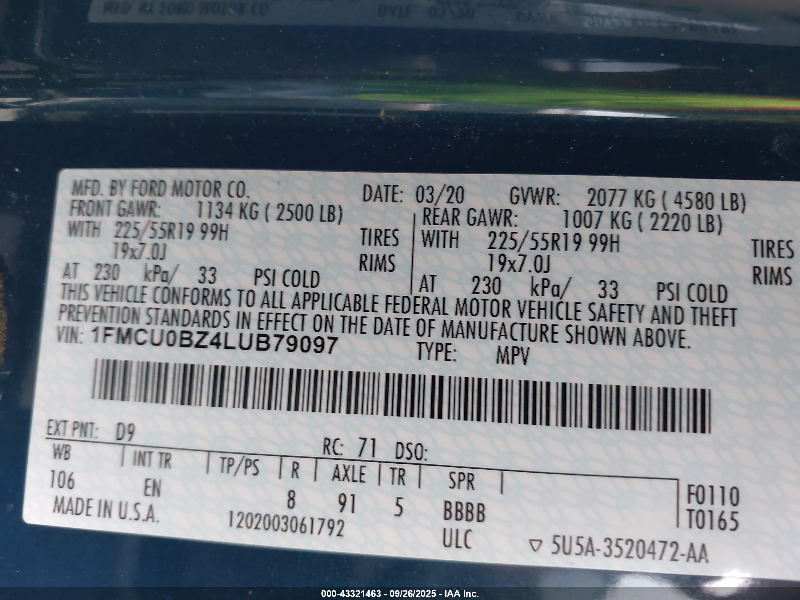 FORD ESCAPE image 9