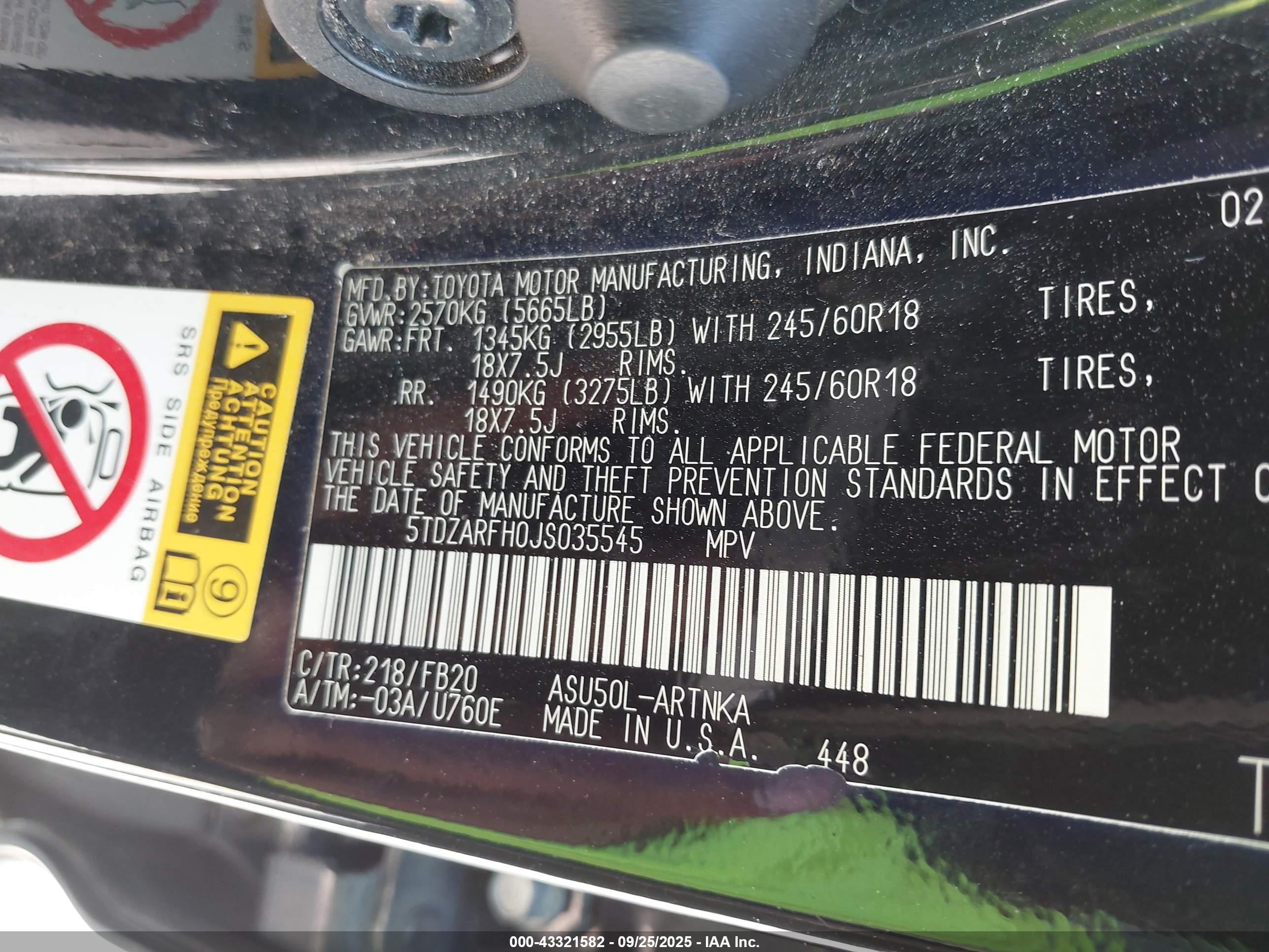TOYOTA HIGHLANDER image 9