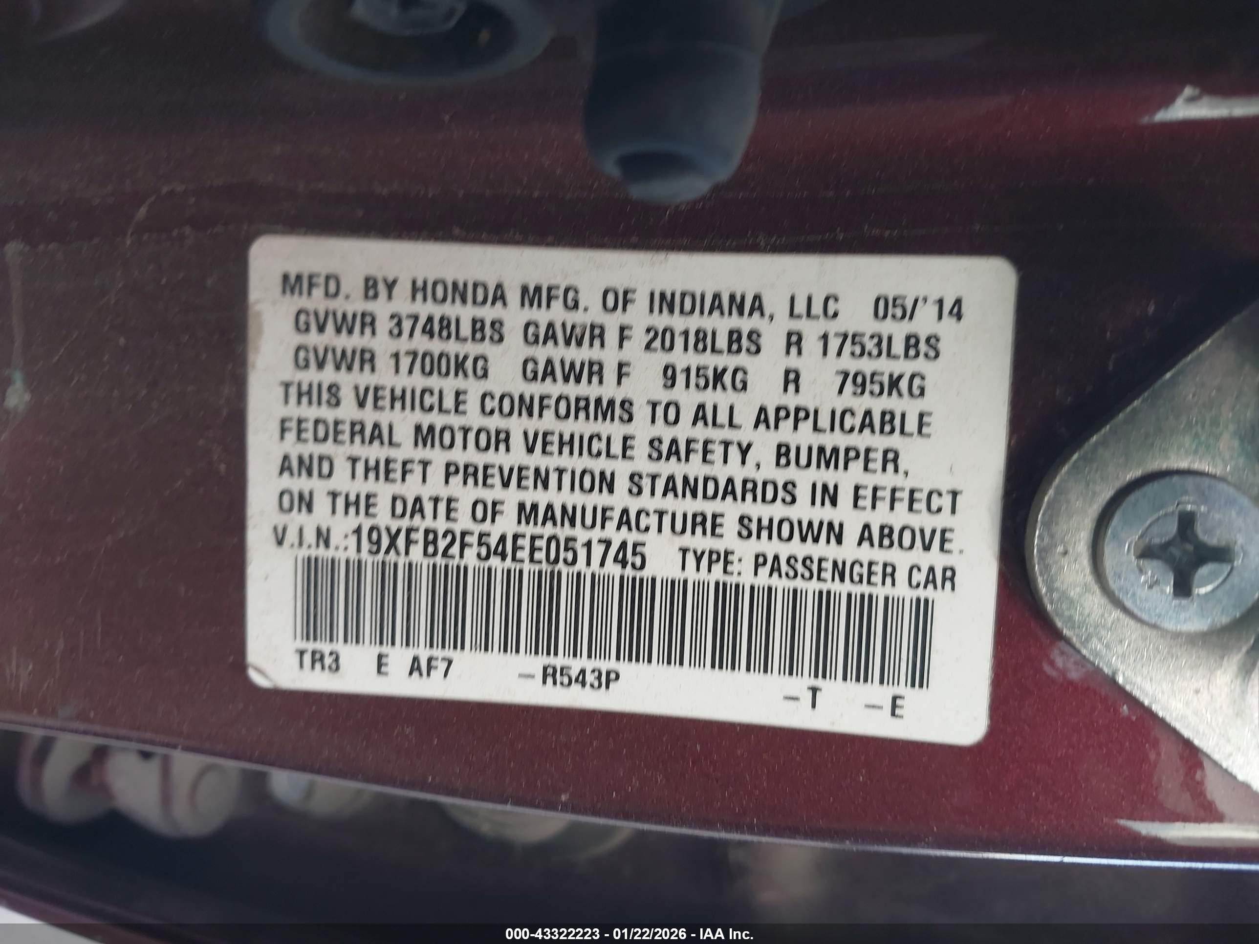 HONDA CIVIC image 9