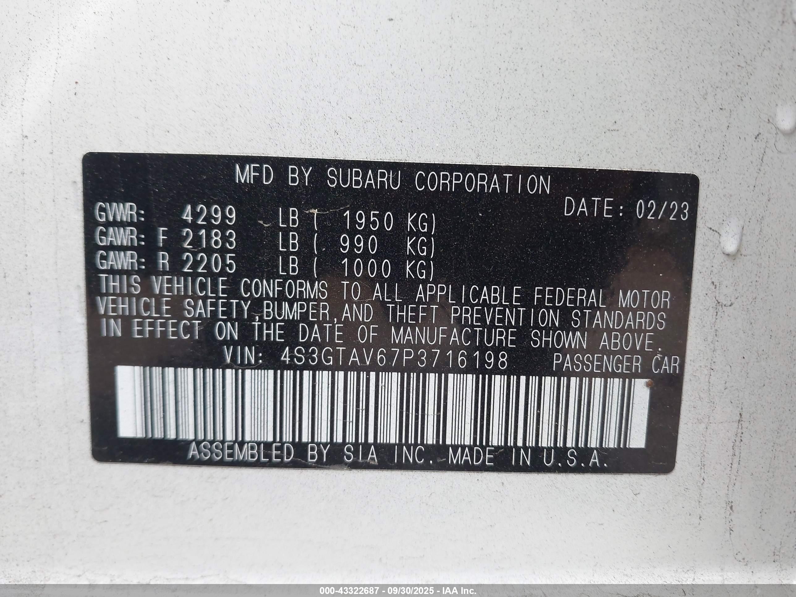 SUBARU IMPREZA image 9
