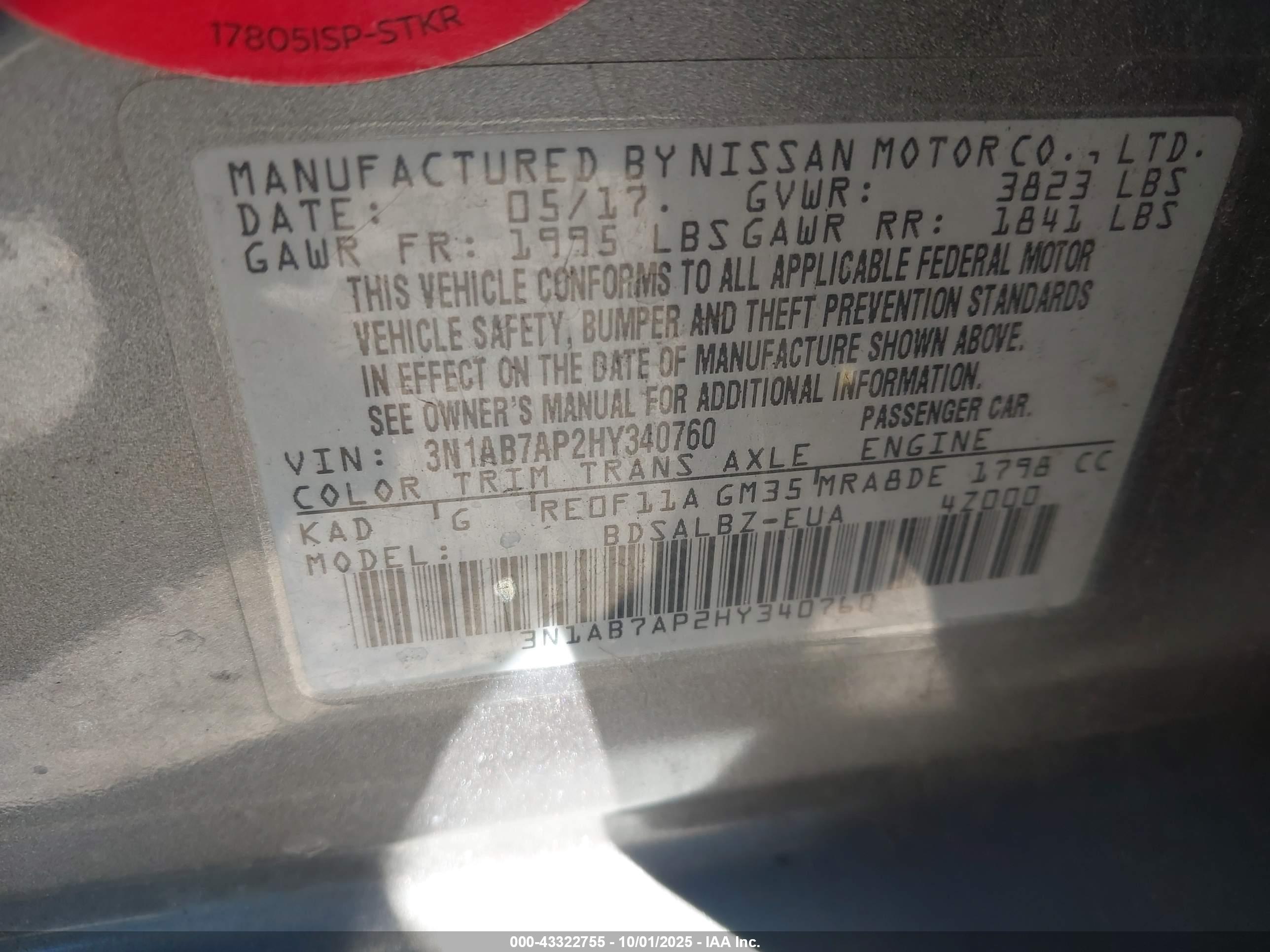 NISSAN SENTRA image 9