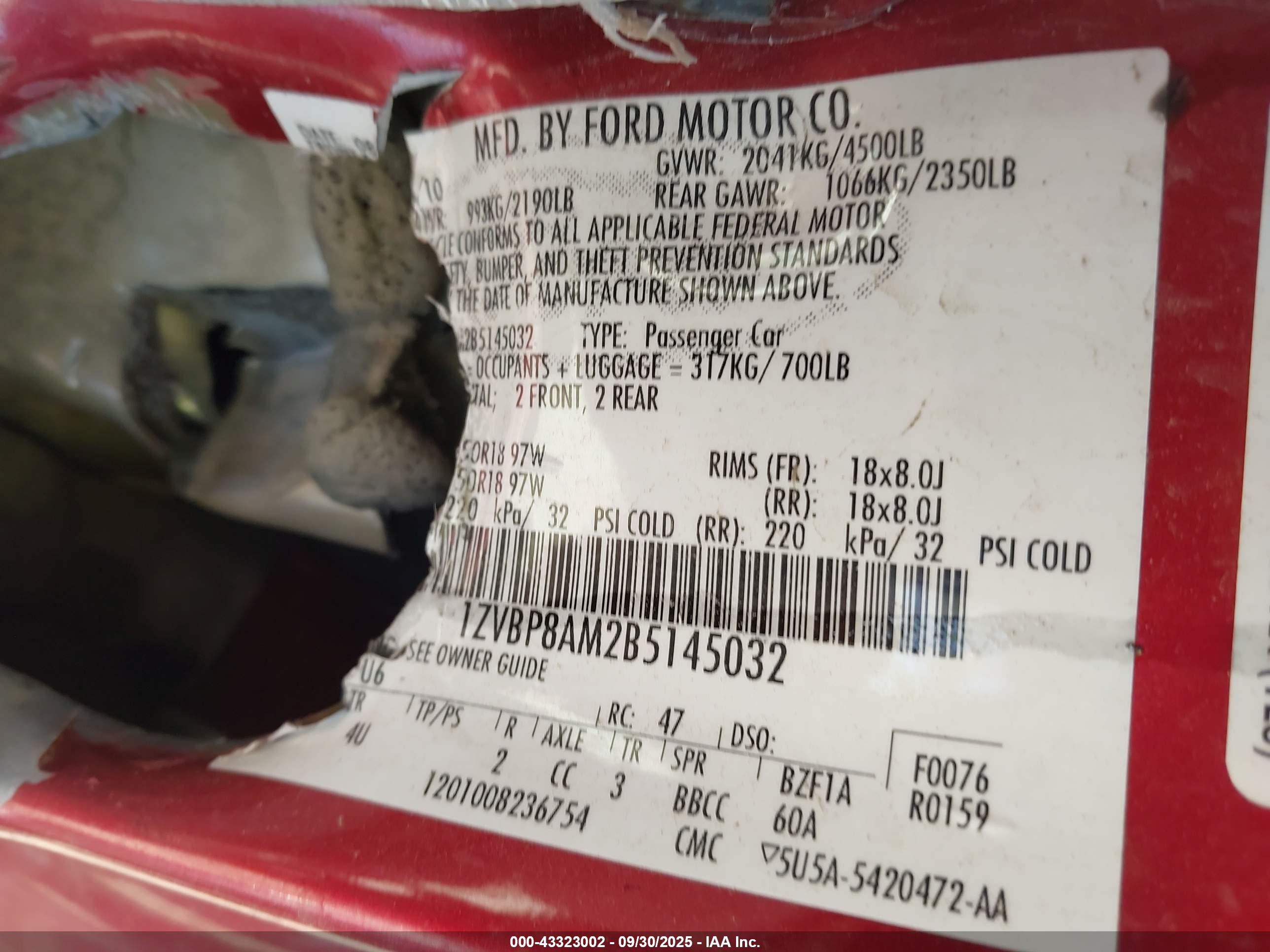 FORD MUSTANG image 9