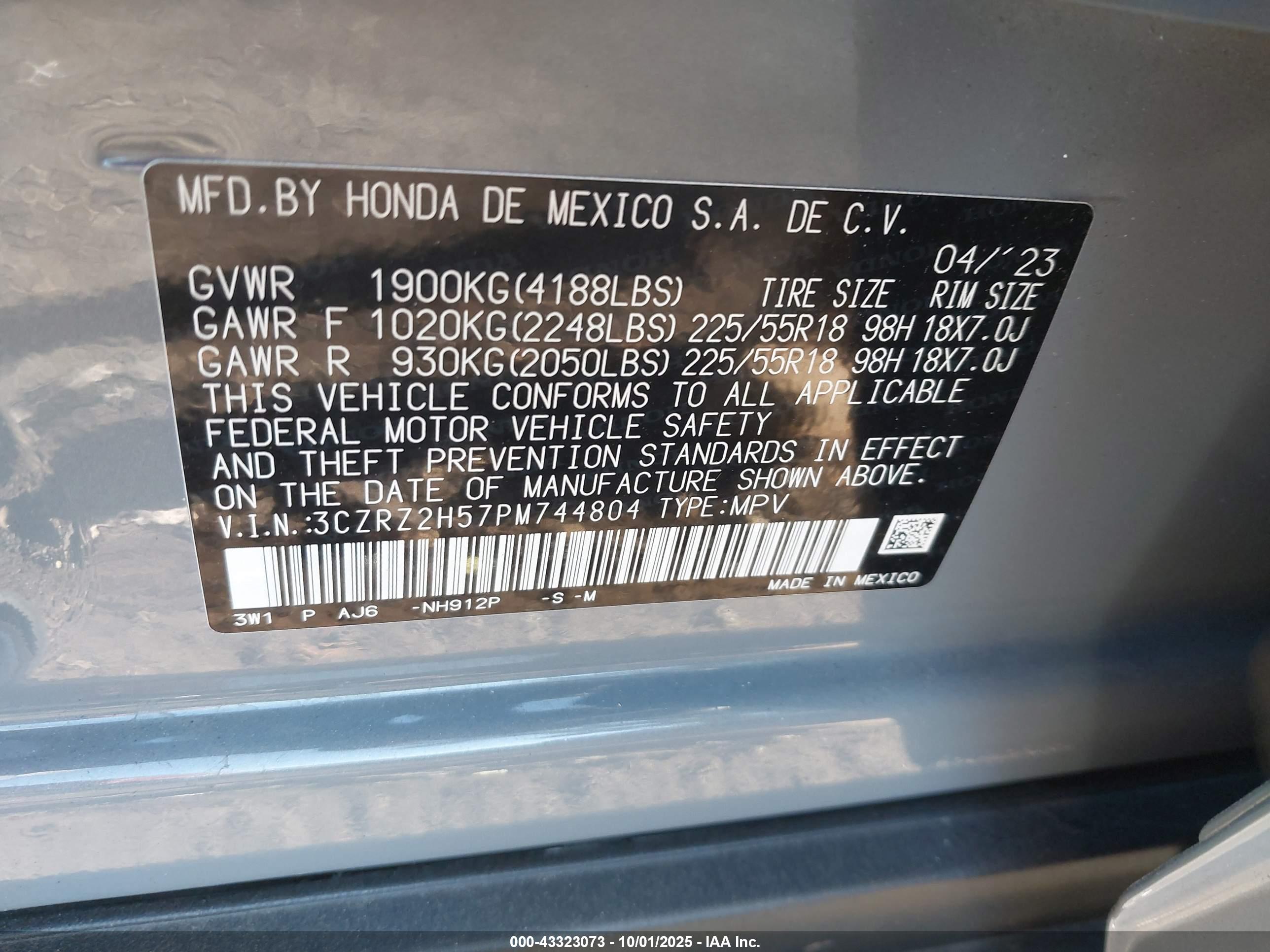 HONDA HR-V image 9