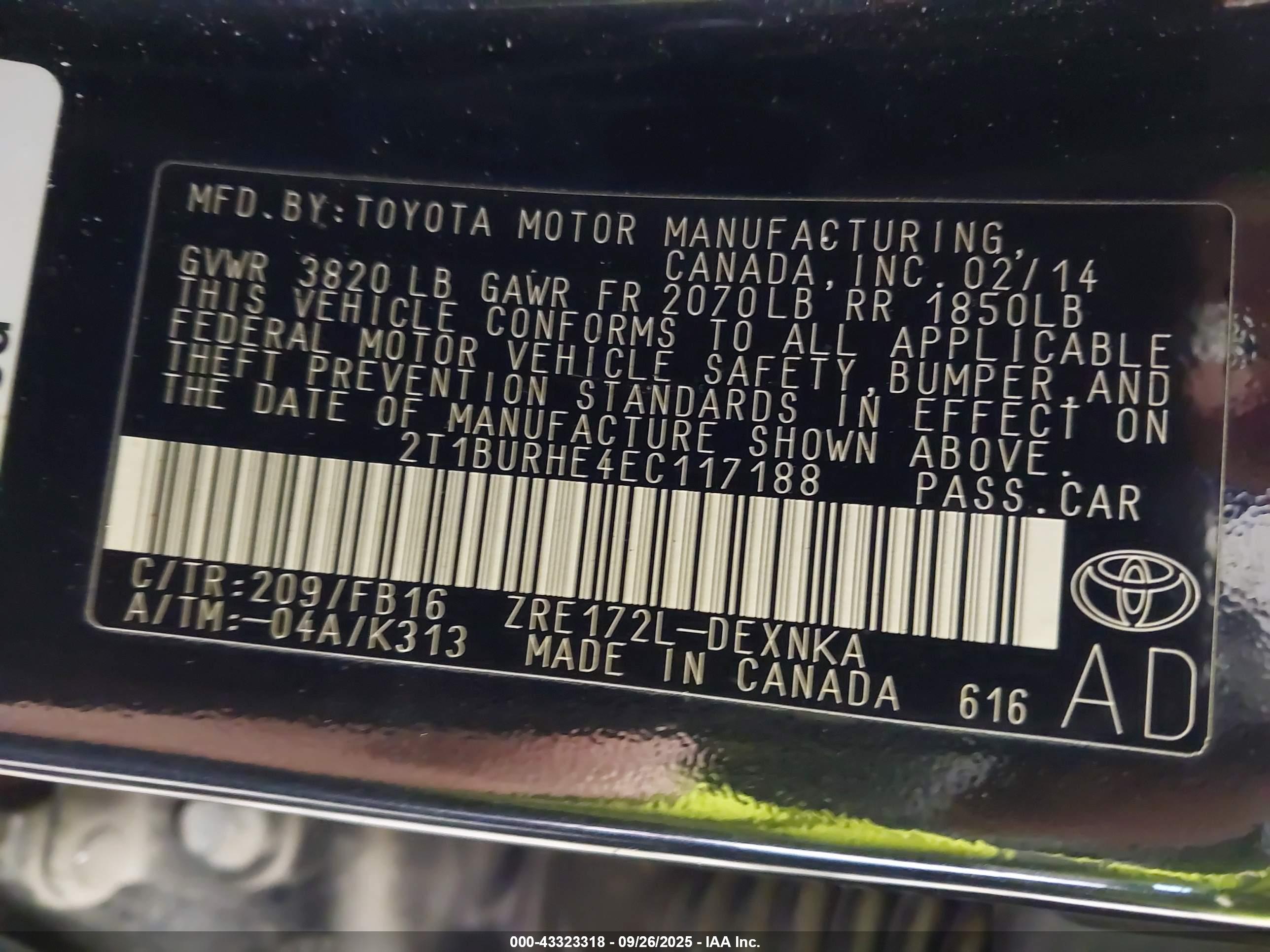 TOYOTA COROLLA image 9