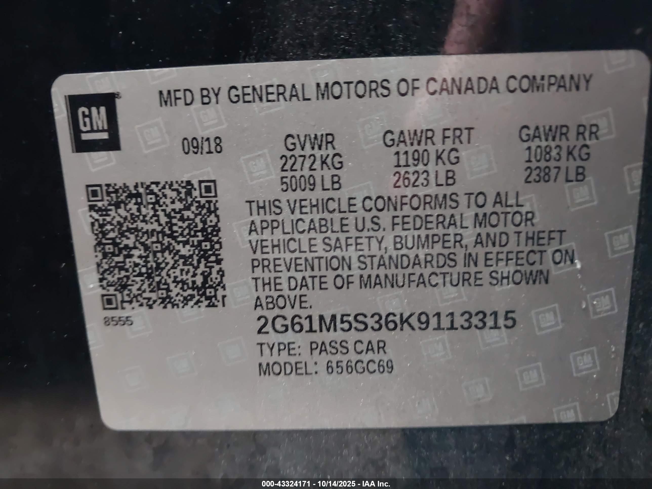 CADILLAC XTS image 9