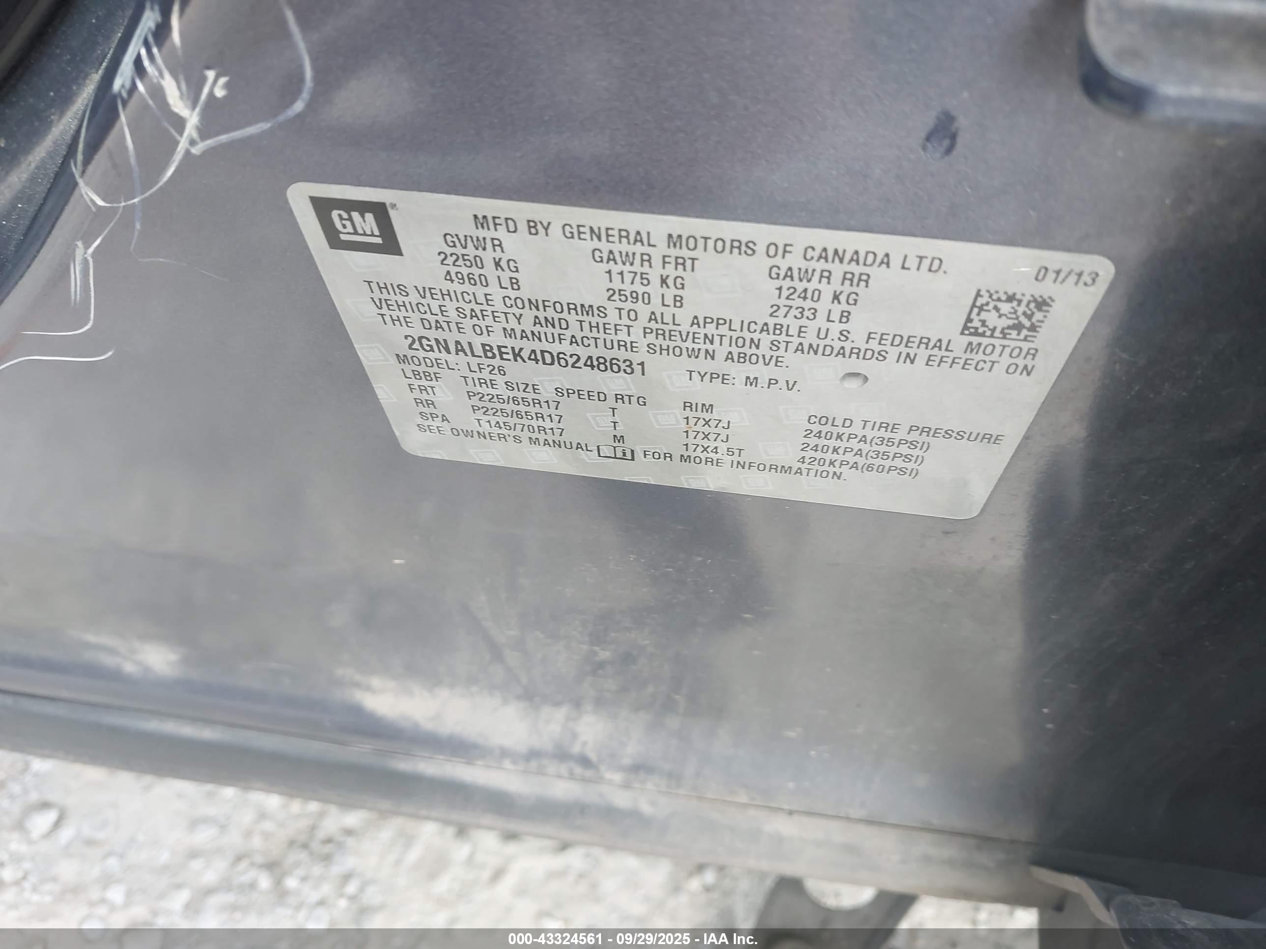 CHEVROLET EQUINOX image 9