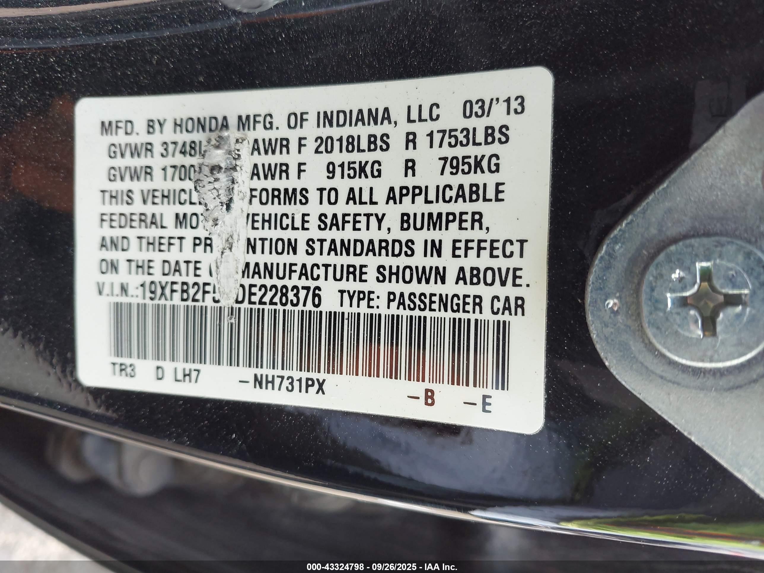 HONDA CIVIC image 9