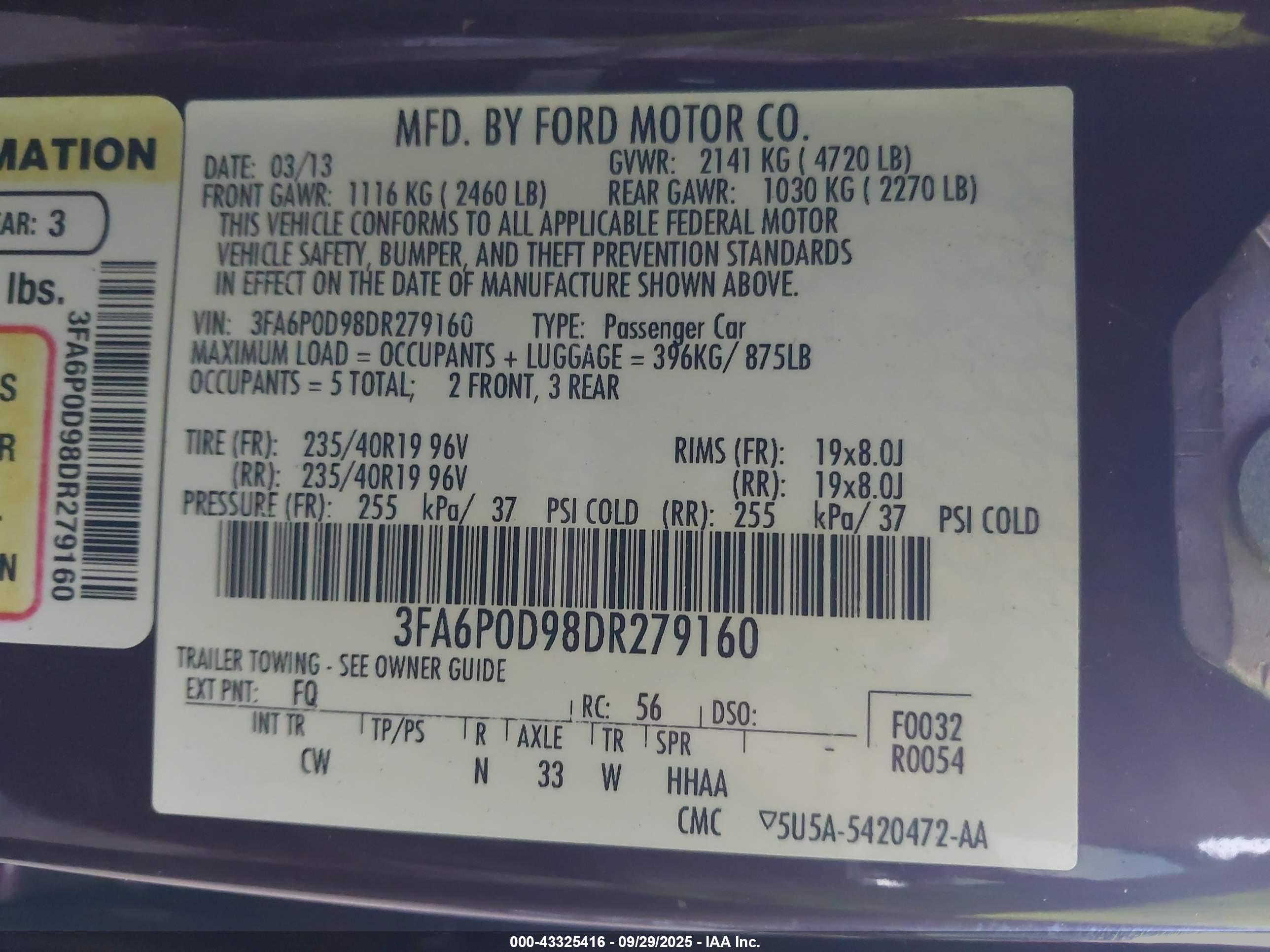 FORD FUSION image 9