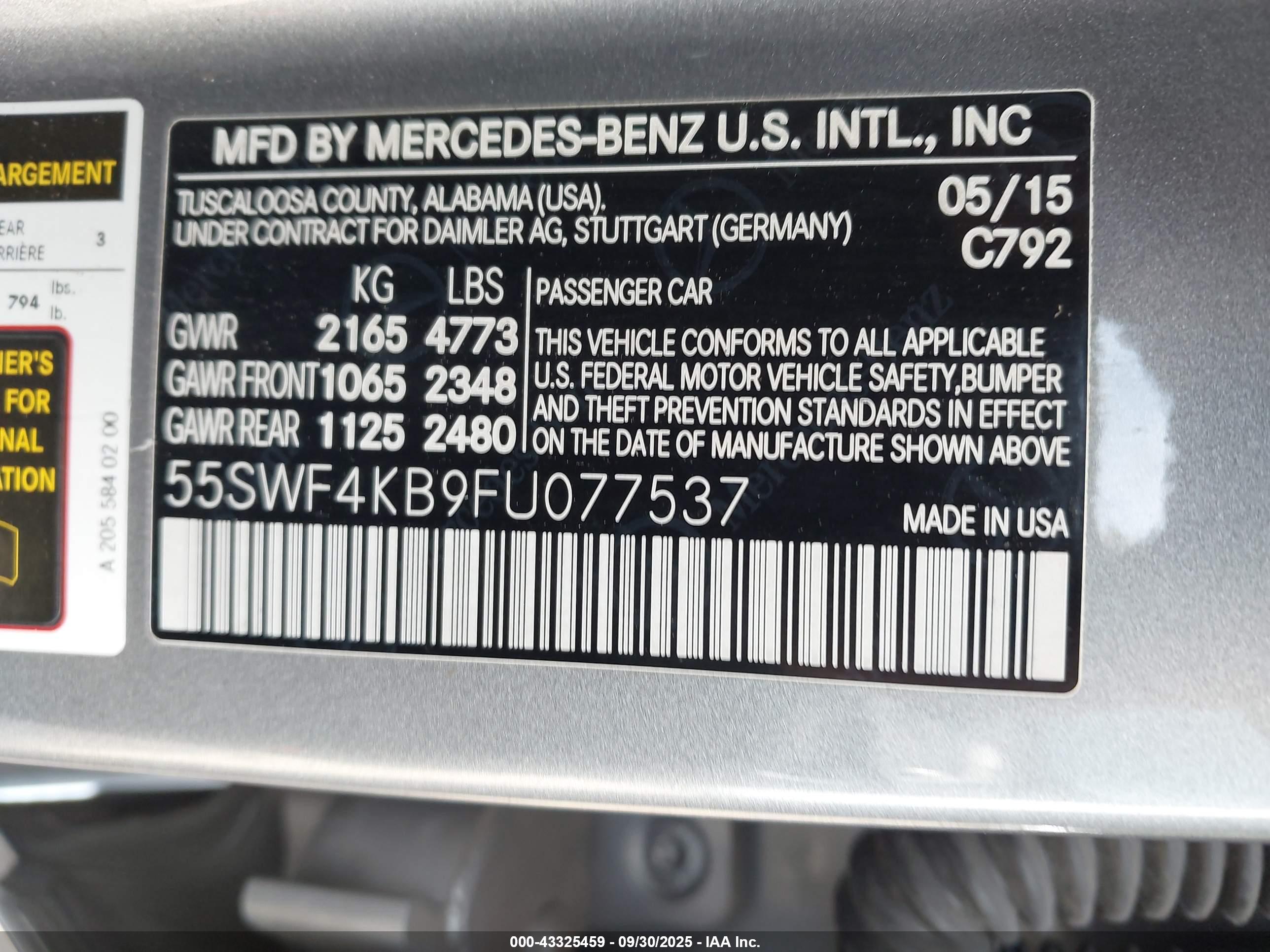 MERCEDES-BENZ C image 9