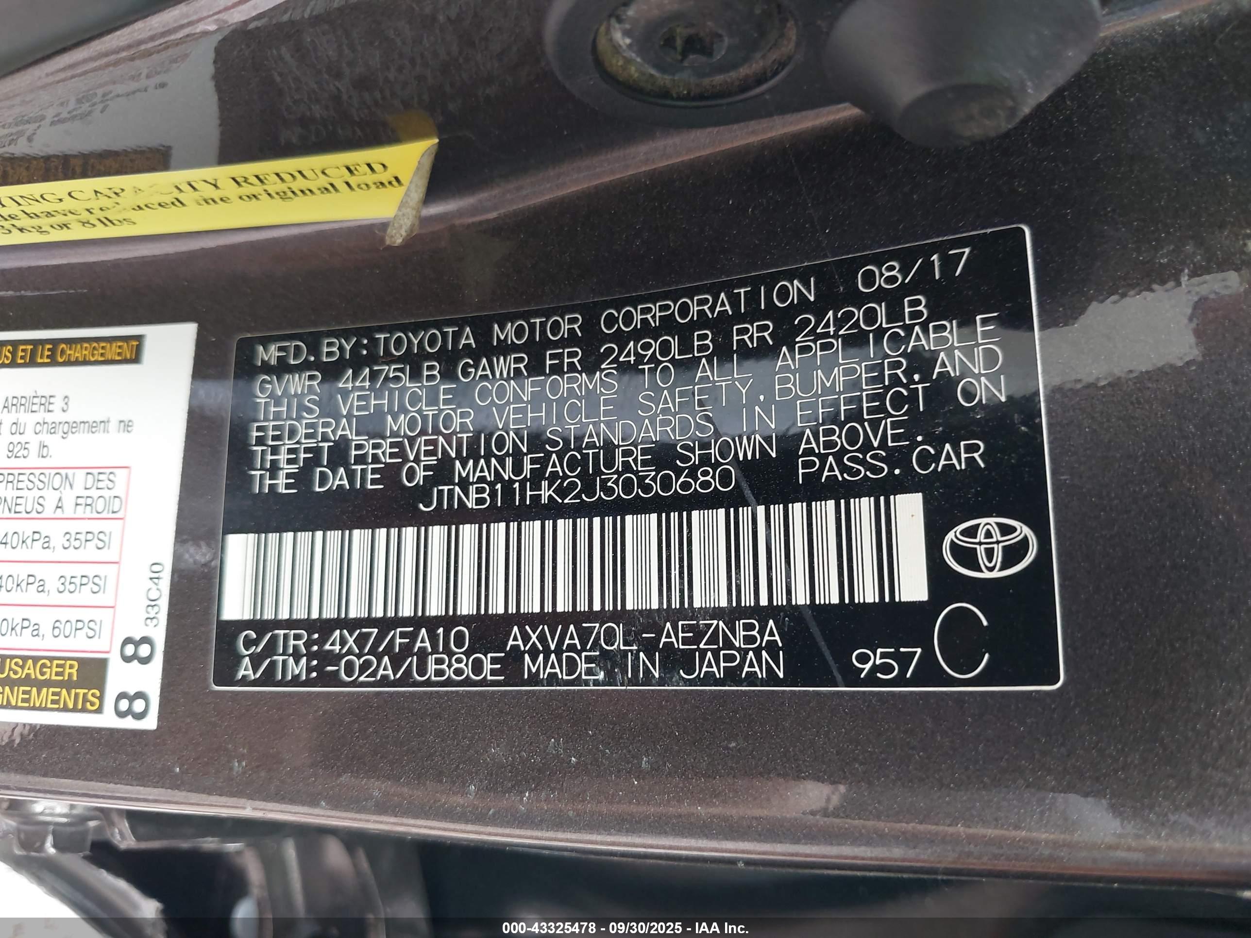 TOYOTA CAMRY image 9