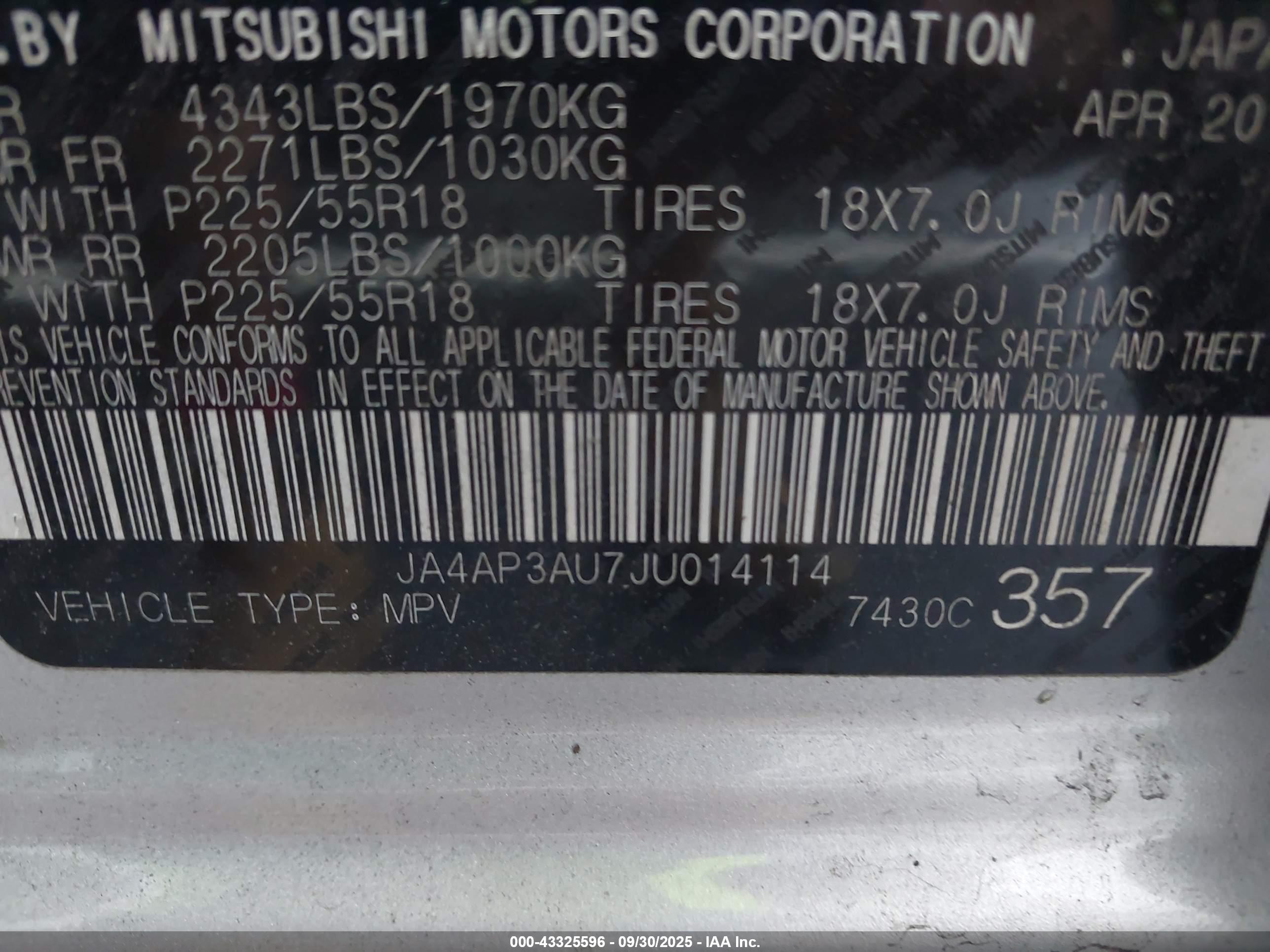 MITSUBISHI OUTLANDER image 9