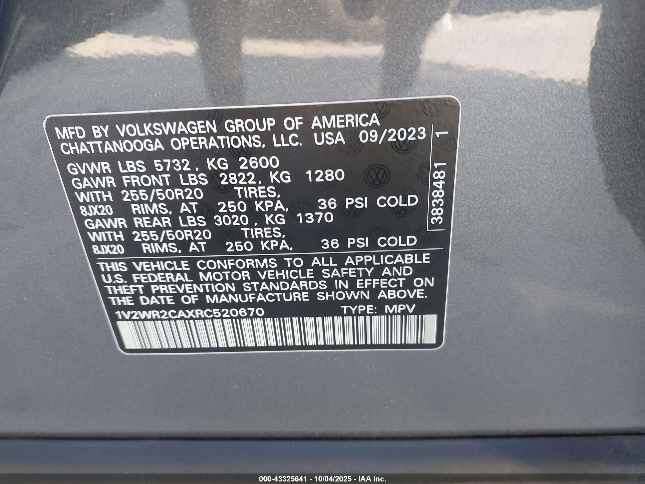 VOLKSWAGEN ATLAS image 9