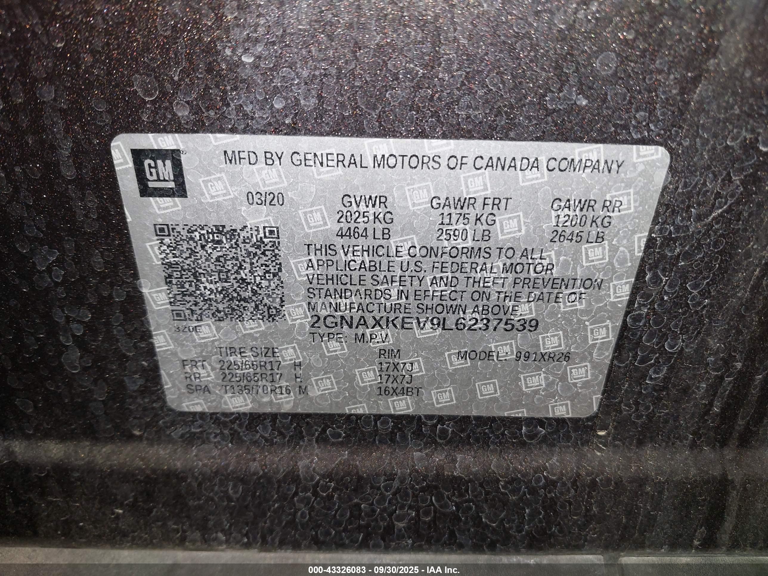 CHEVROLET EQUINOX image 9