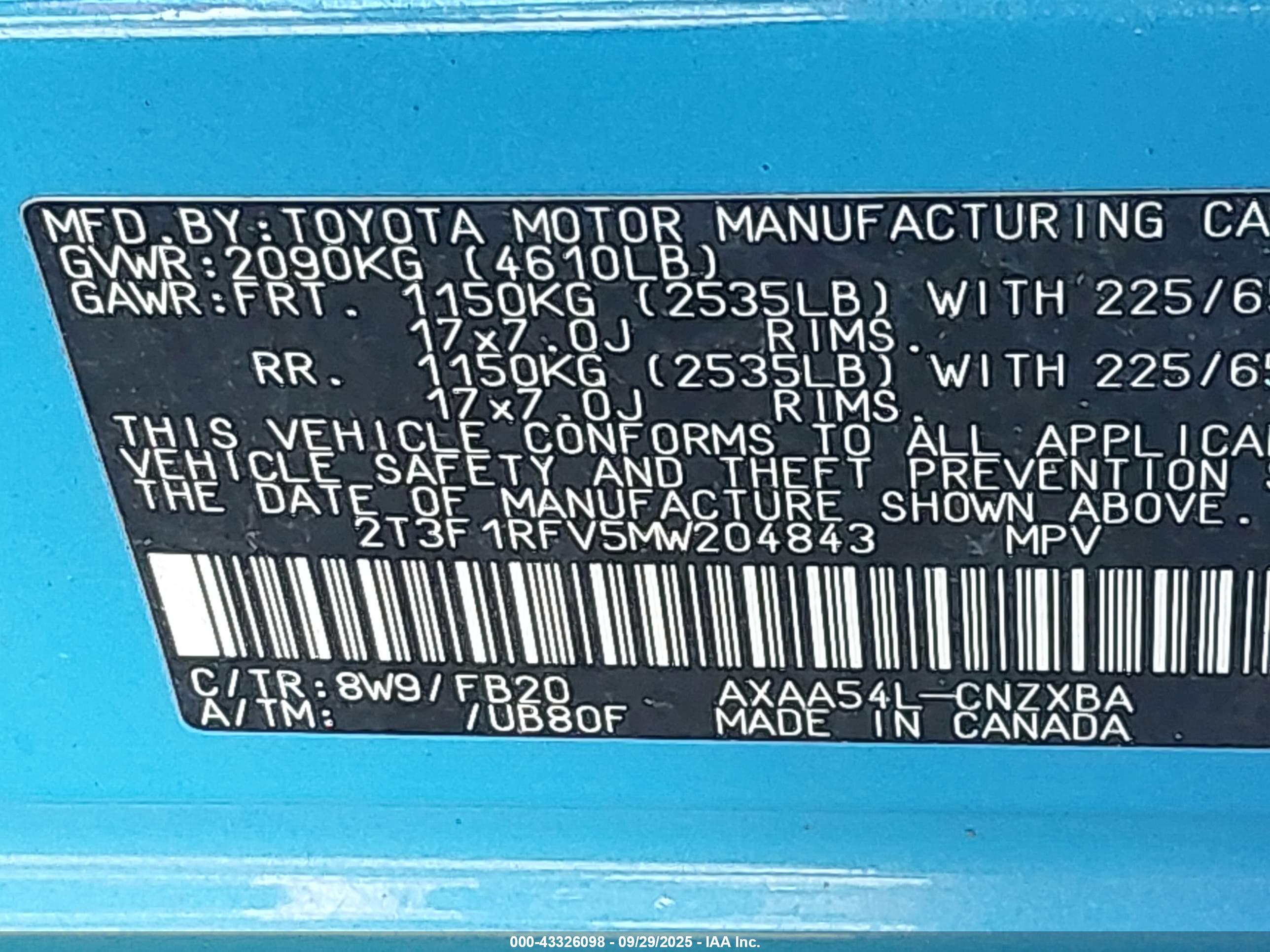 TOYOTA RAV4 image 9