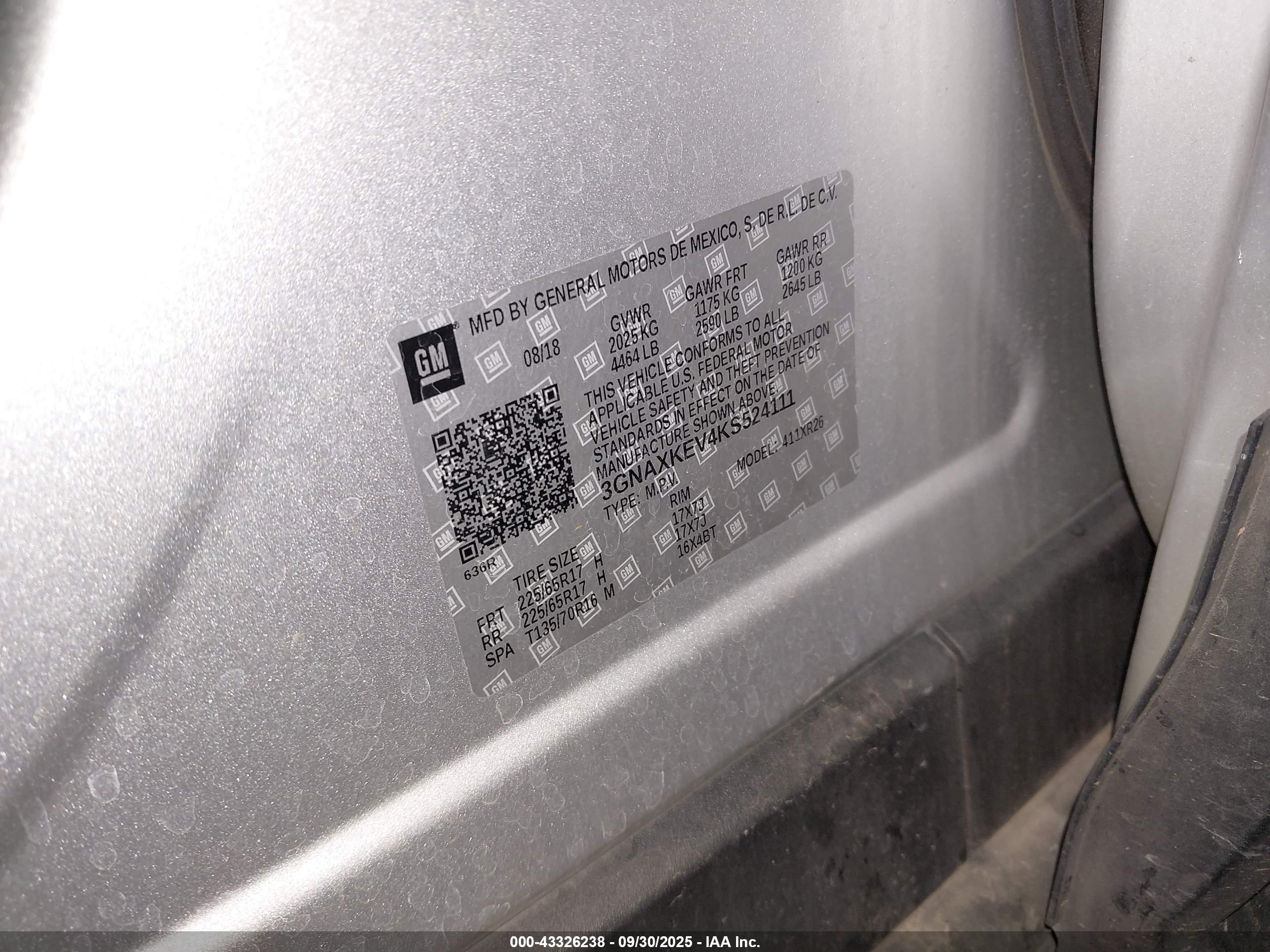 CHEVROLET EQUINOX image 9