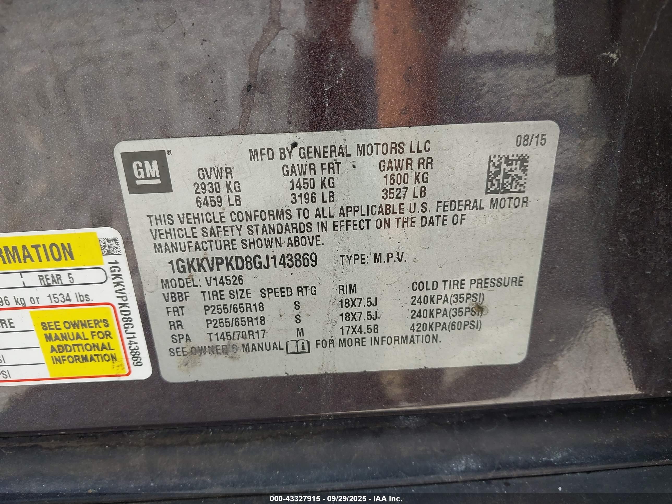 GMC ACADIA image 9