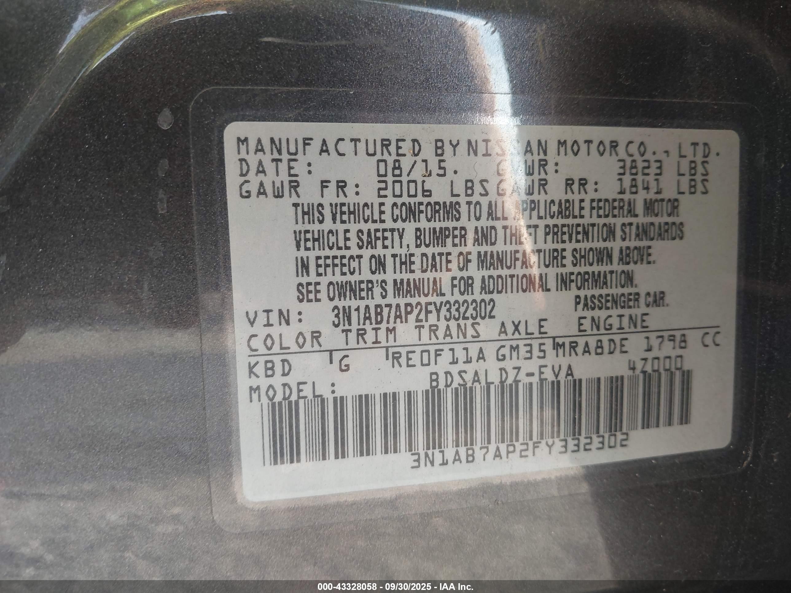 NISSAN SENTRA image 9