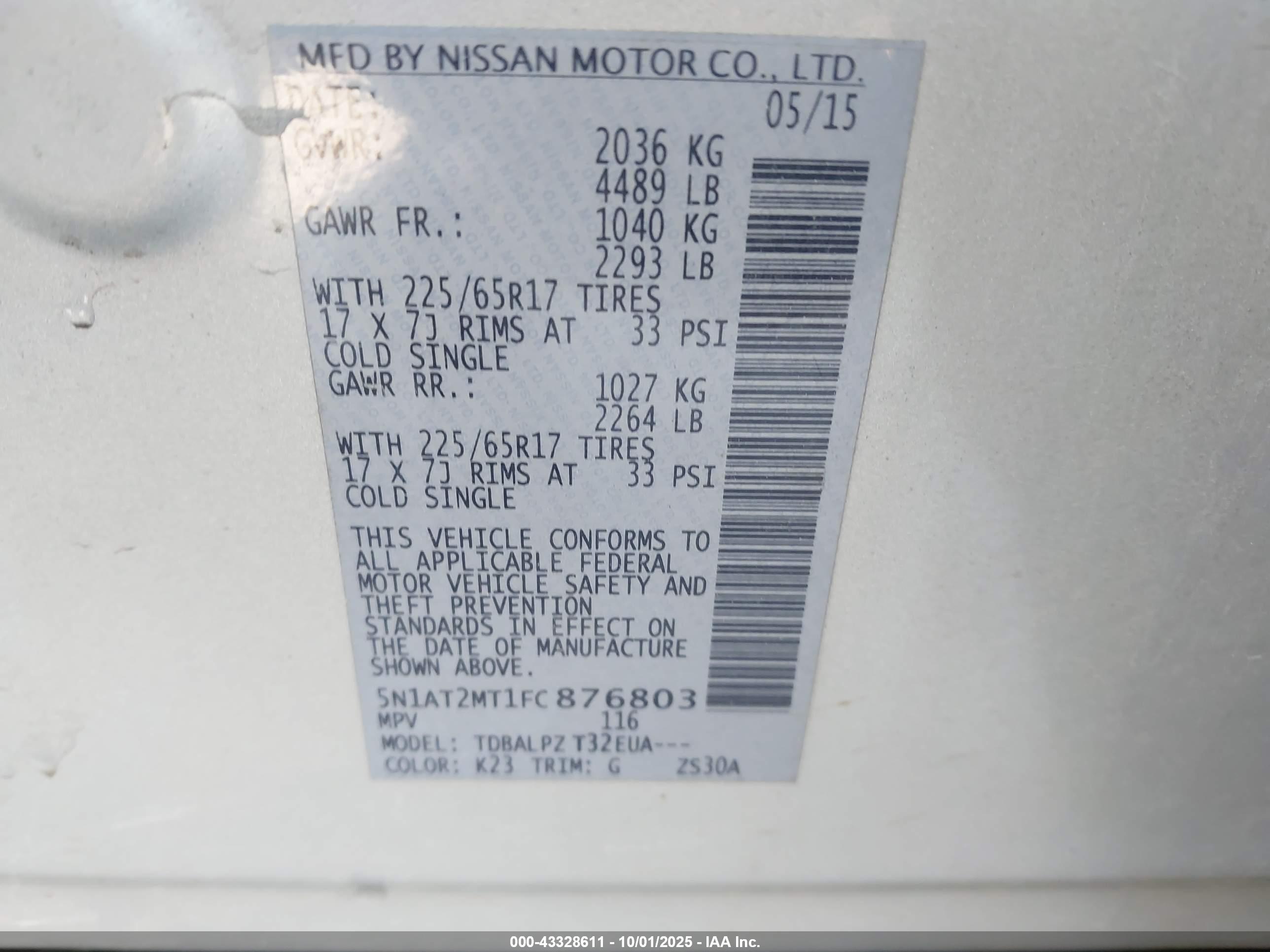 NISSAN ROGUE image 9